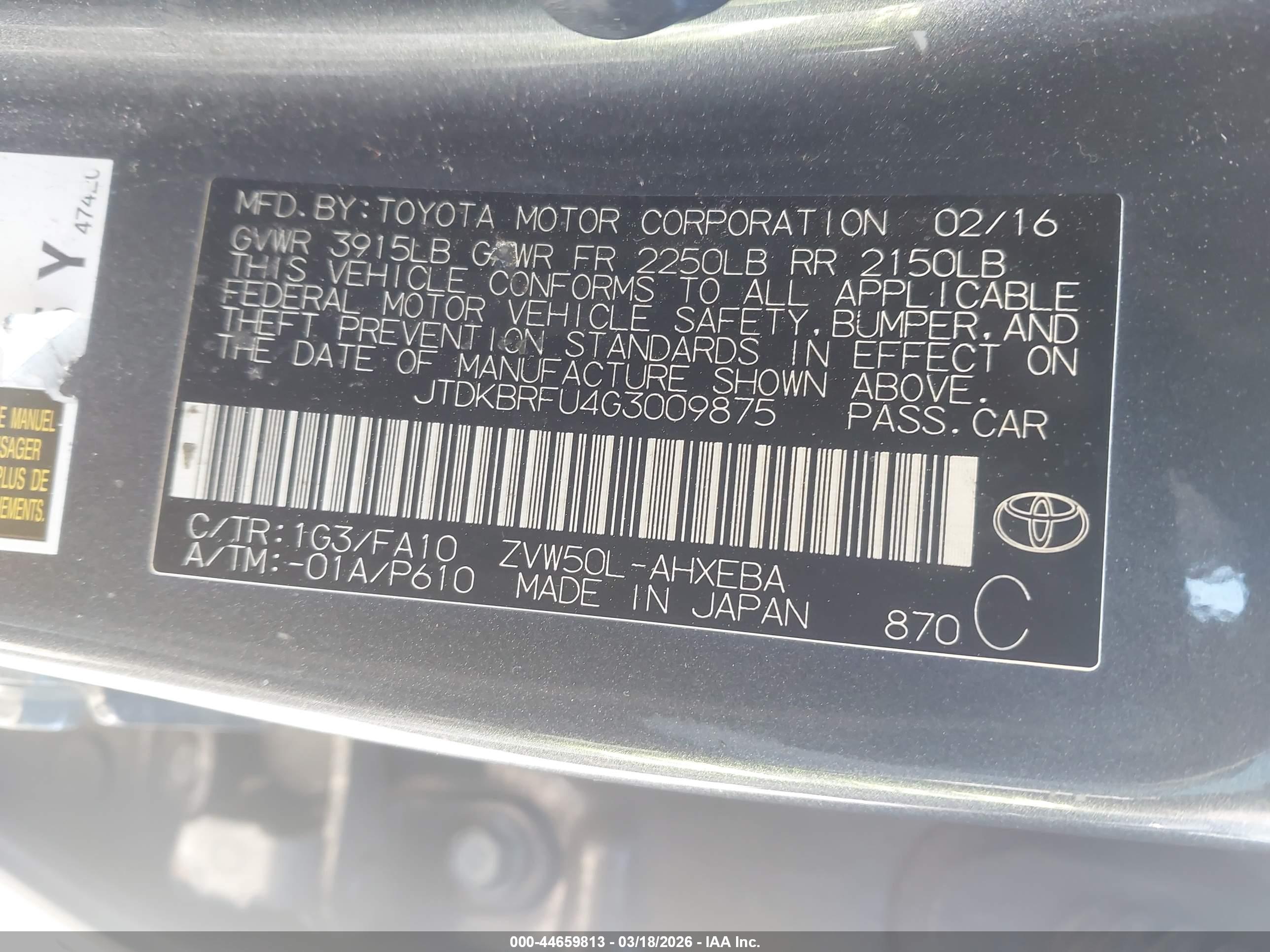 TOYOTA PRIUS image 9