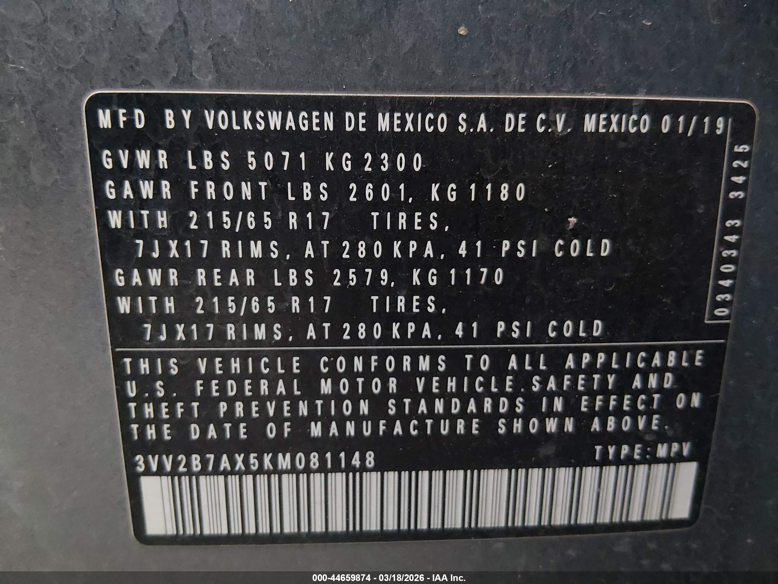 VOLKSWAGEN TIGUAN image 9
