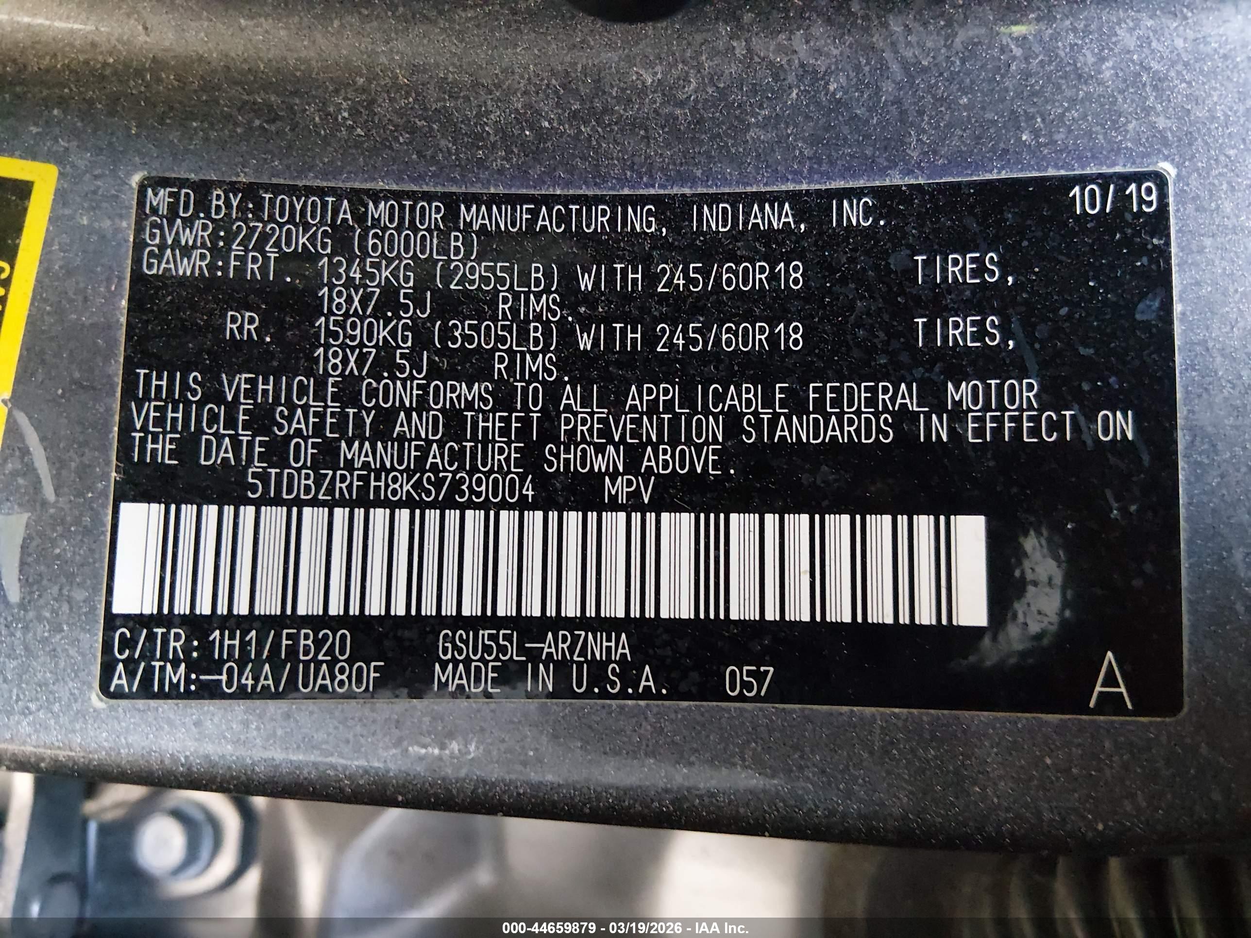 TOYOTA HIGHLANDER image 9