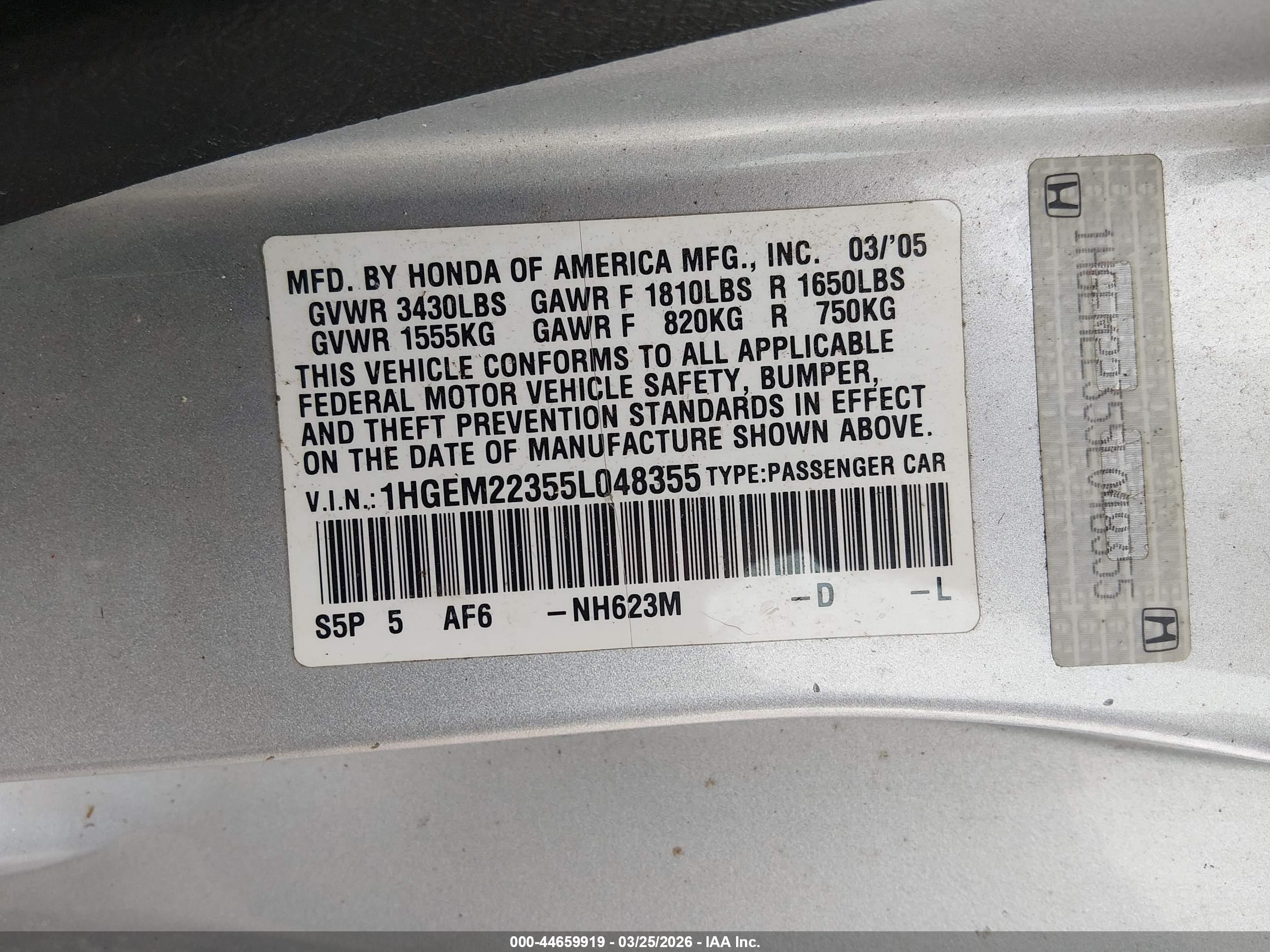 HONDA CIVIC image 9