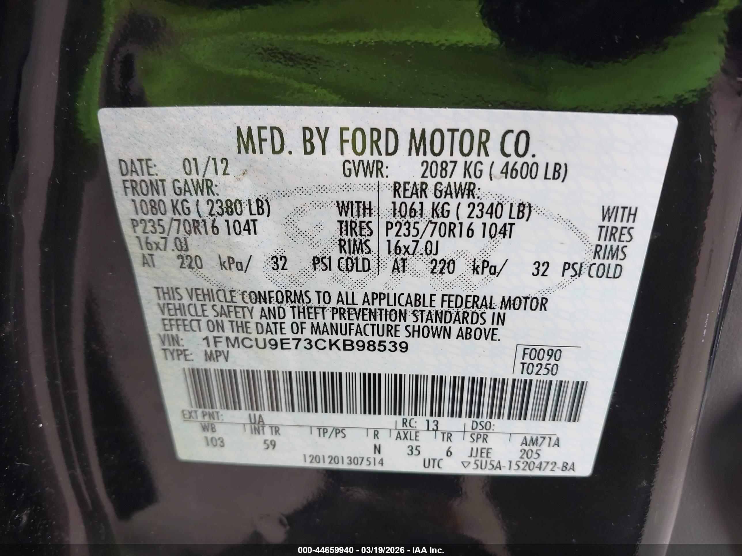 FORD ESCAPE image 9