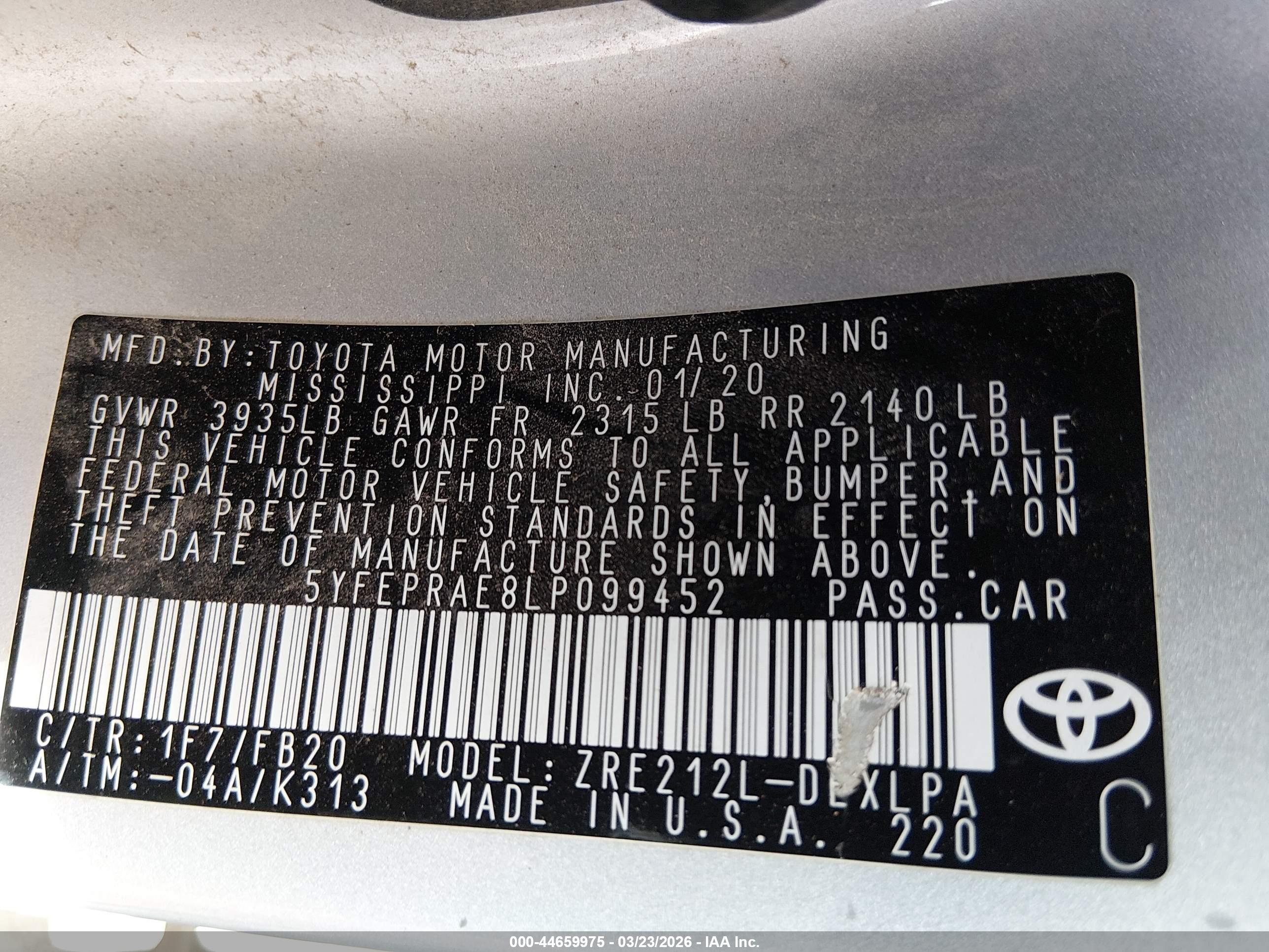 TOYOTA COROLLA image 9
