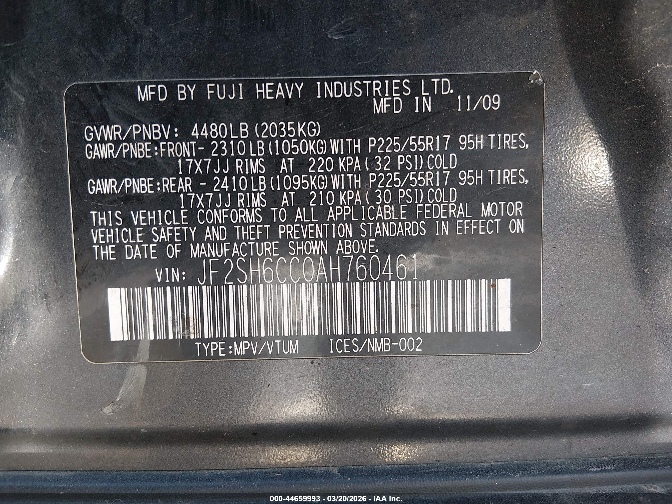 SUBARU FORESTER image 9