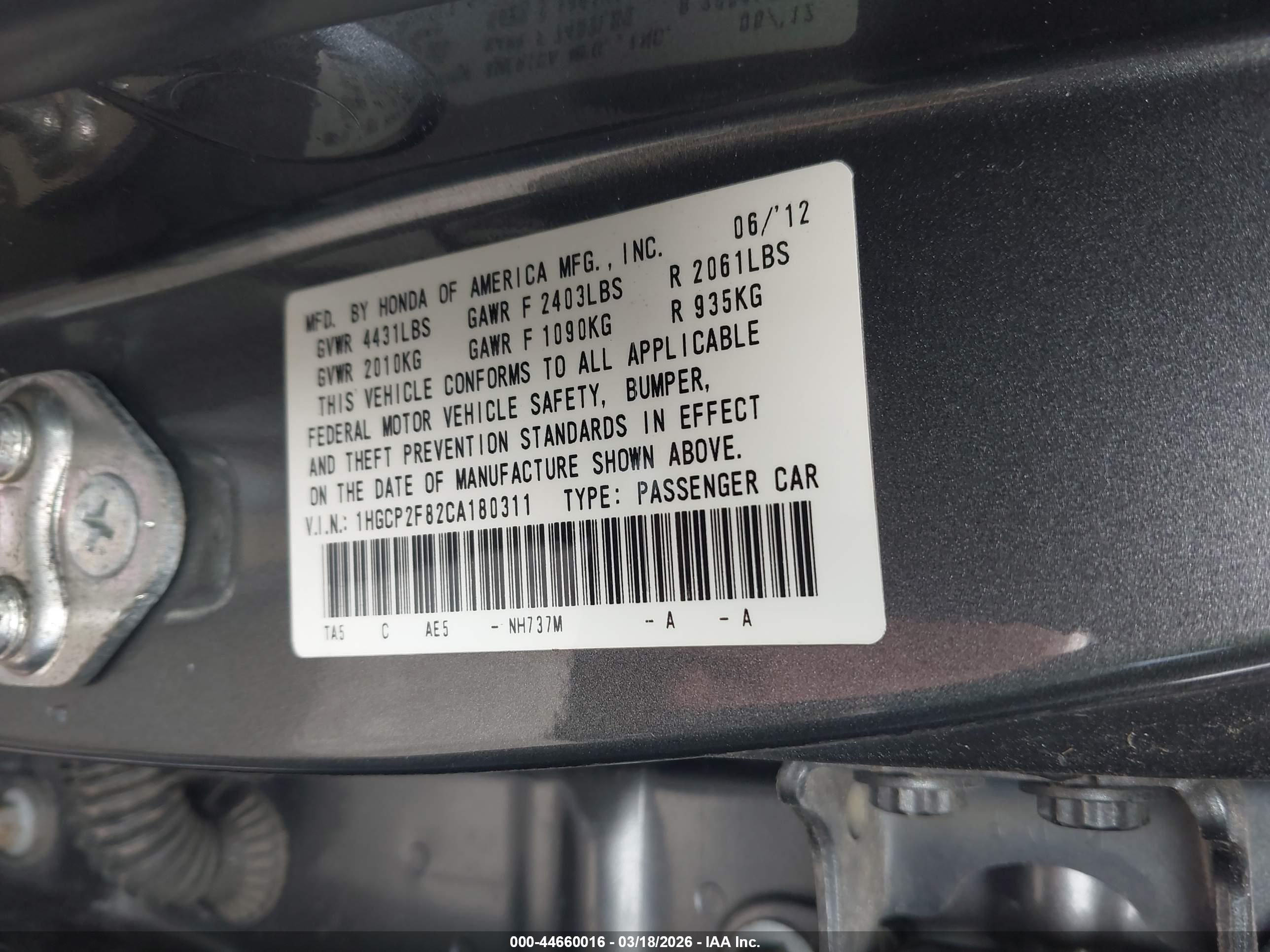 HONDA ACCORD image 9