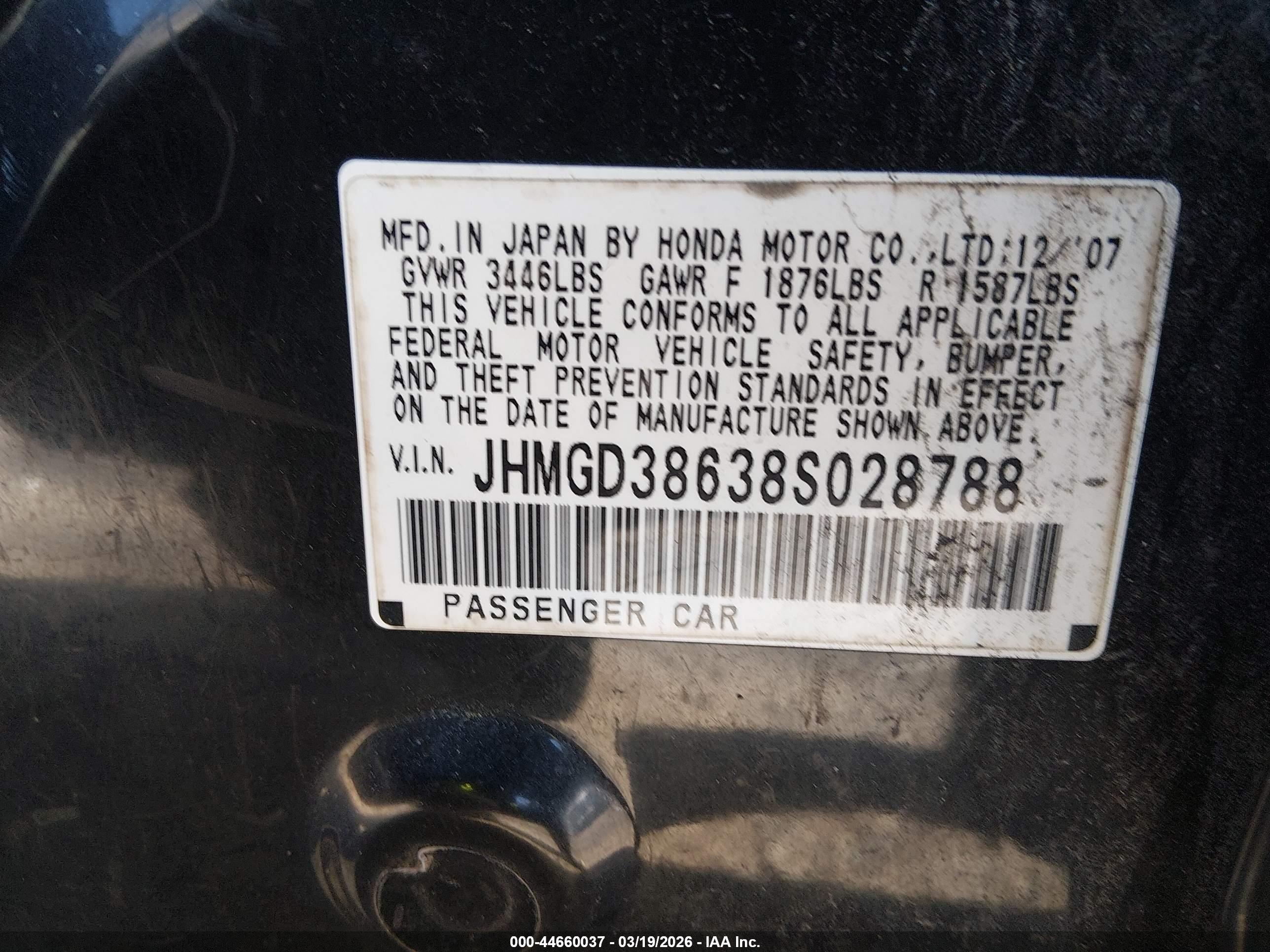 HONDA FIT image 9