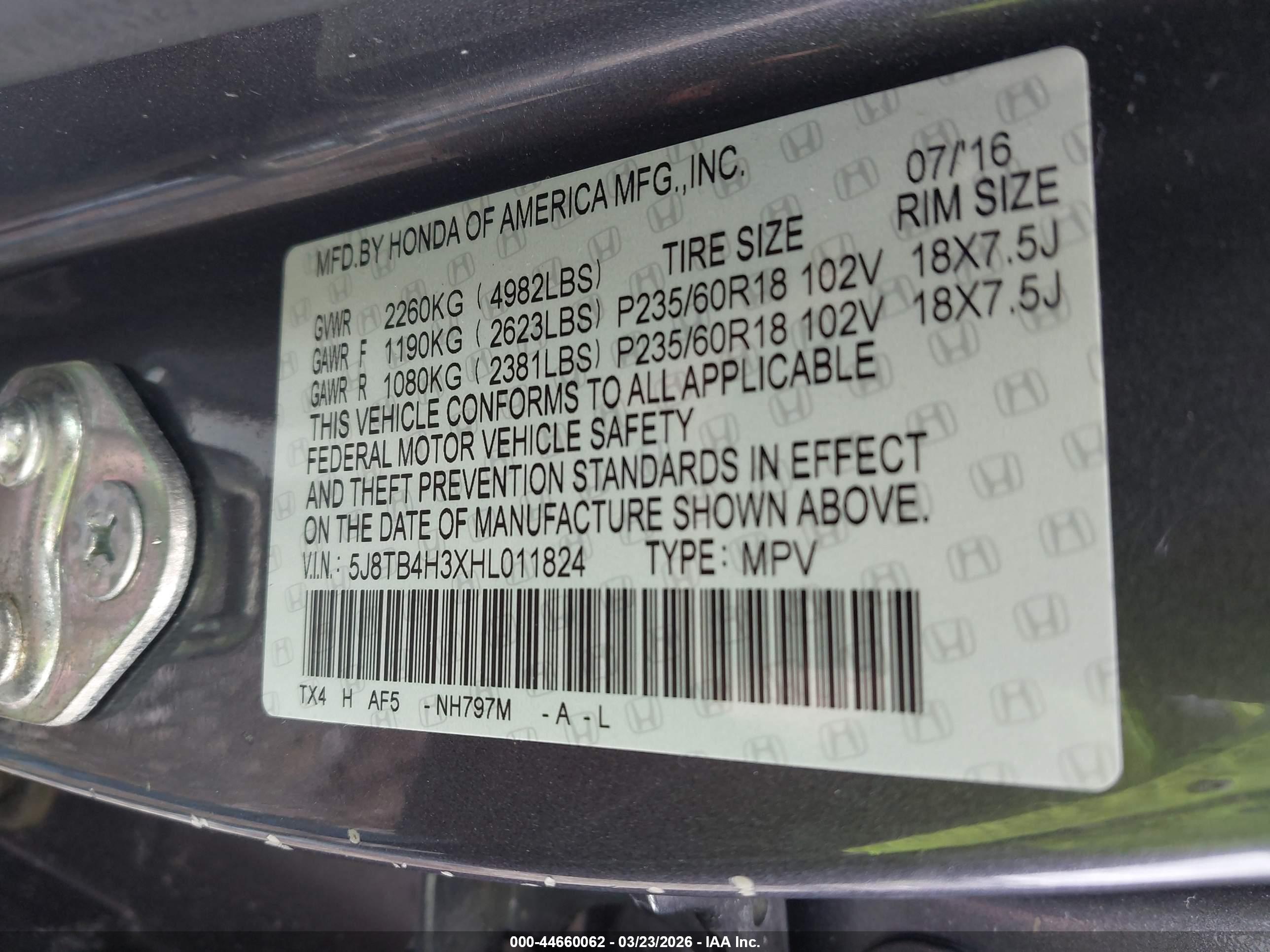 ACURA RDX image 9