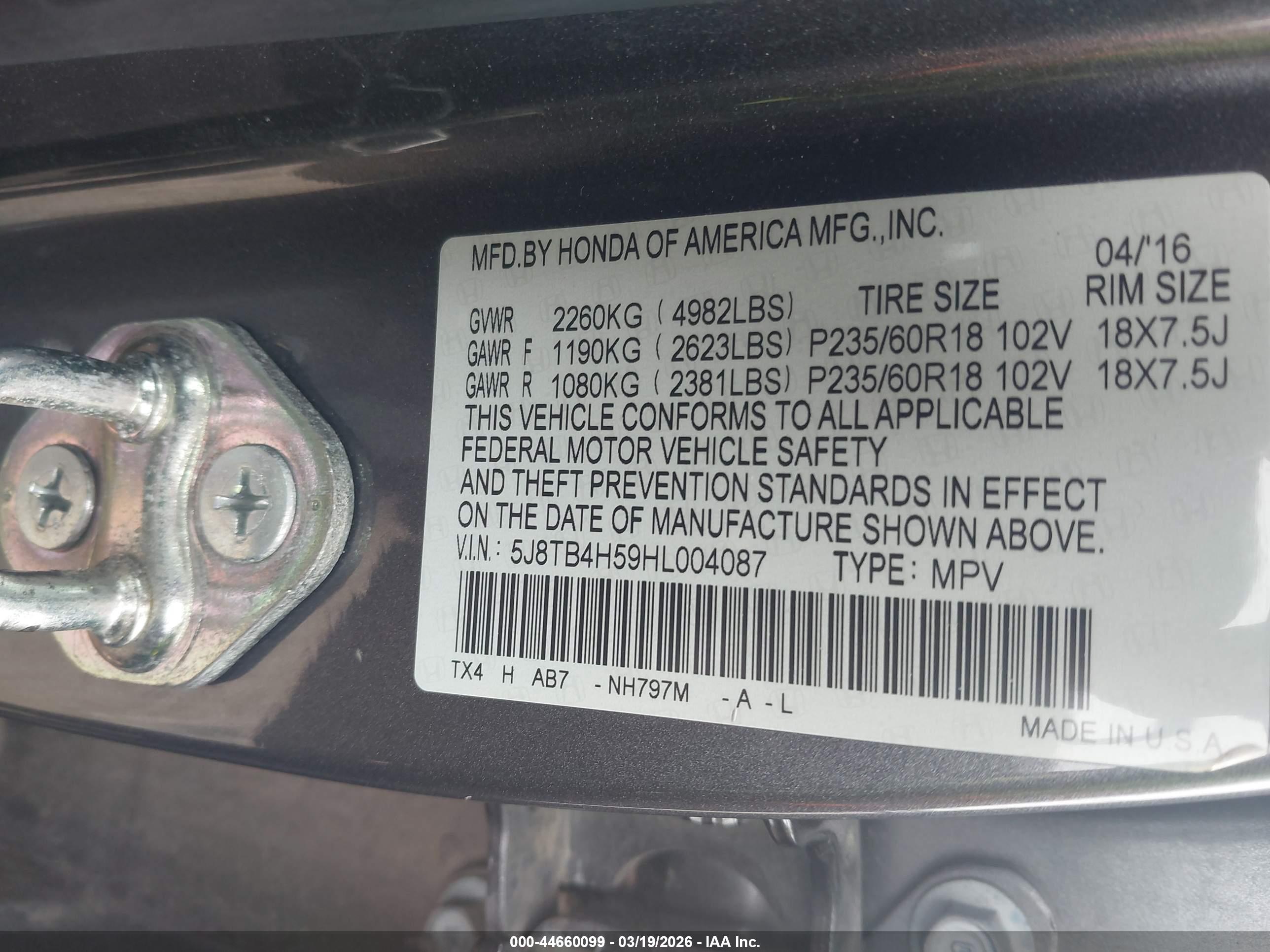 ACURA RDX image 9