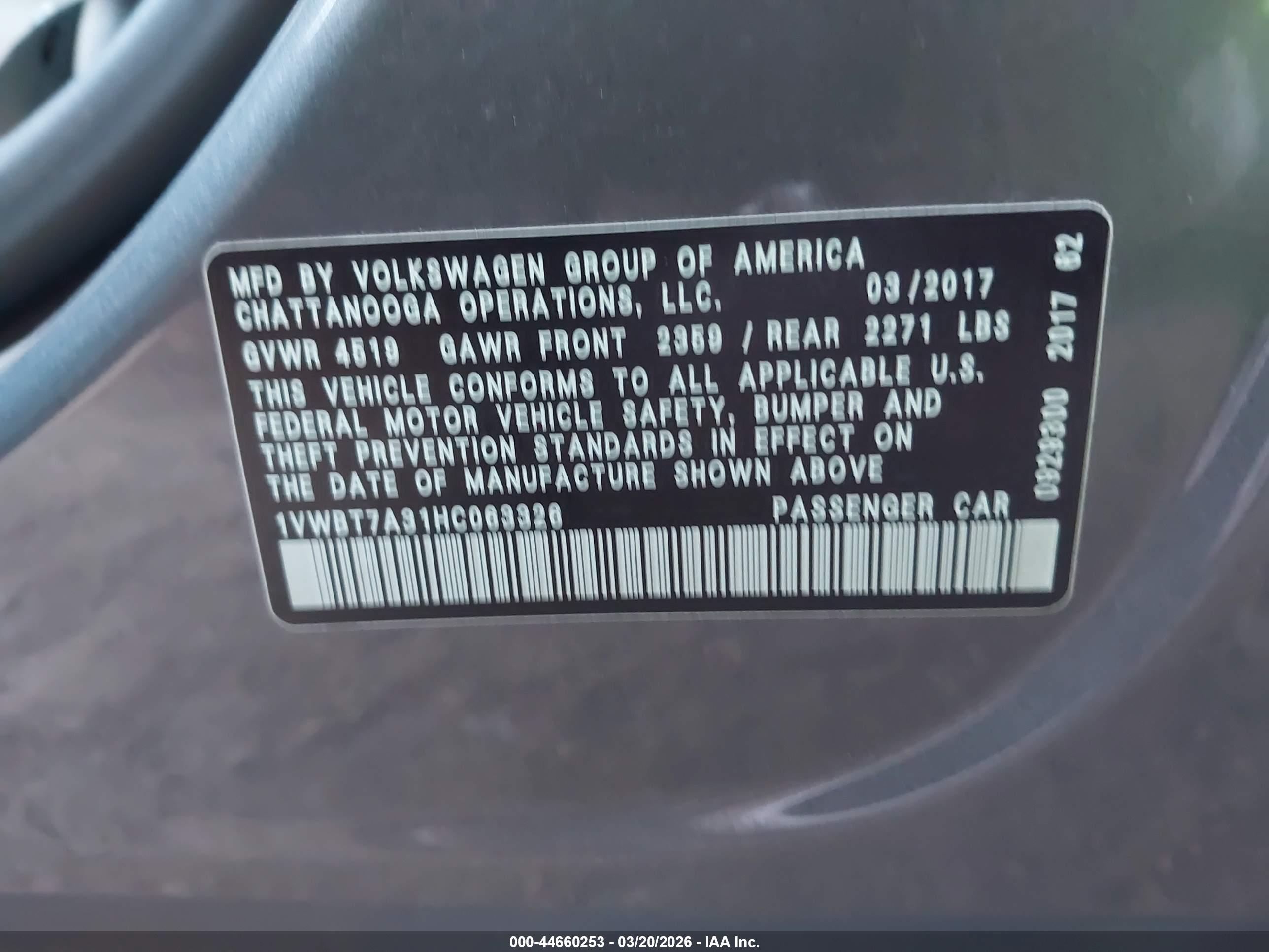 VOLKSWAGEN PASSAT image 9