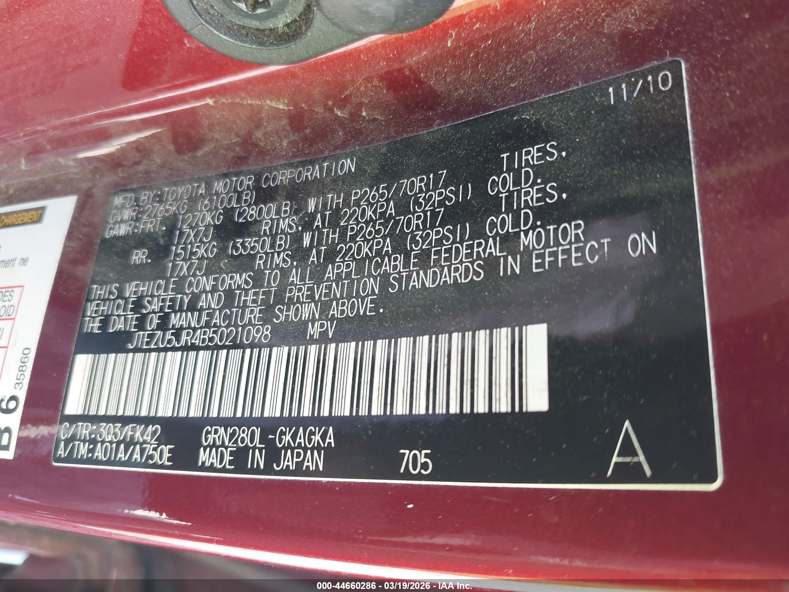 TOYOTA 4RUNNER image 9