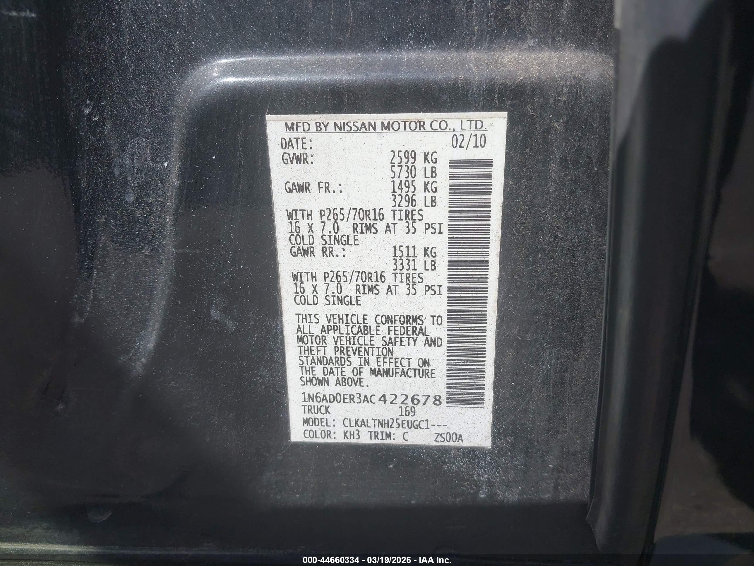 NISSAN FRONTIER image 9