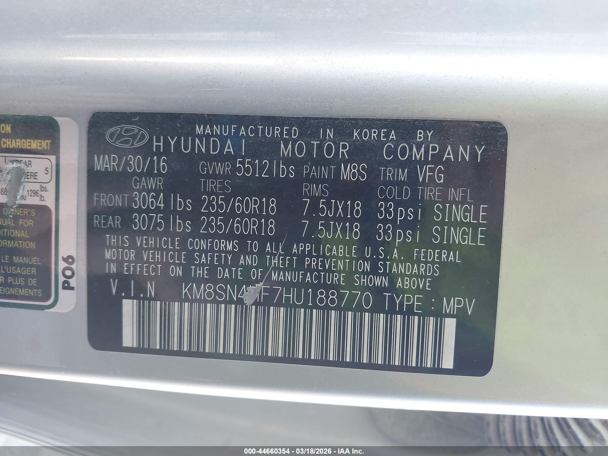 HYUNDAI SANTA image 9