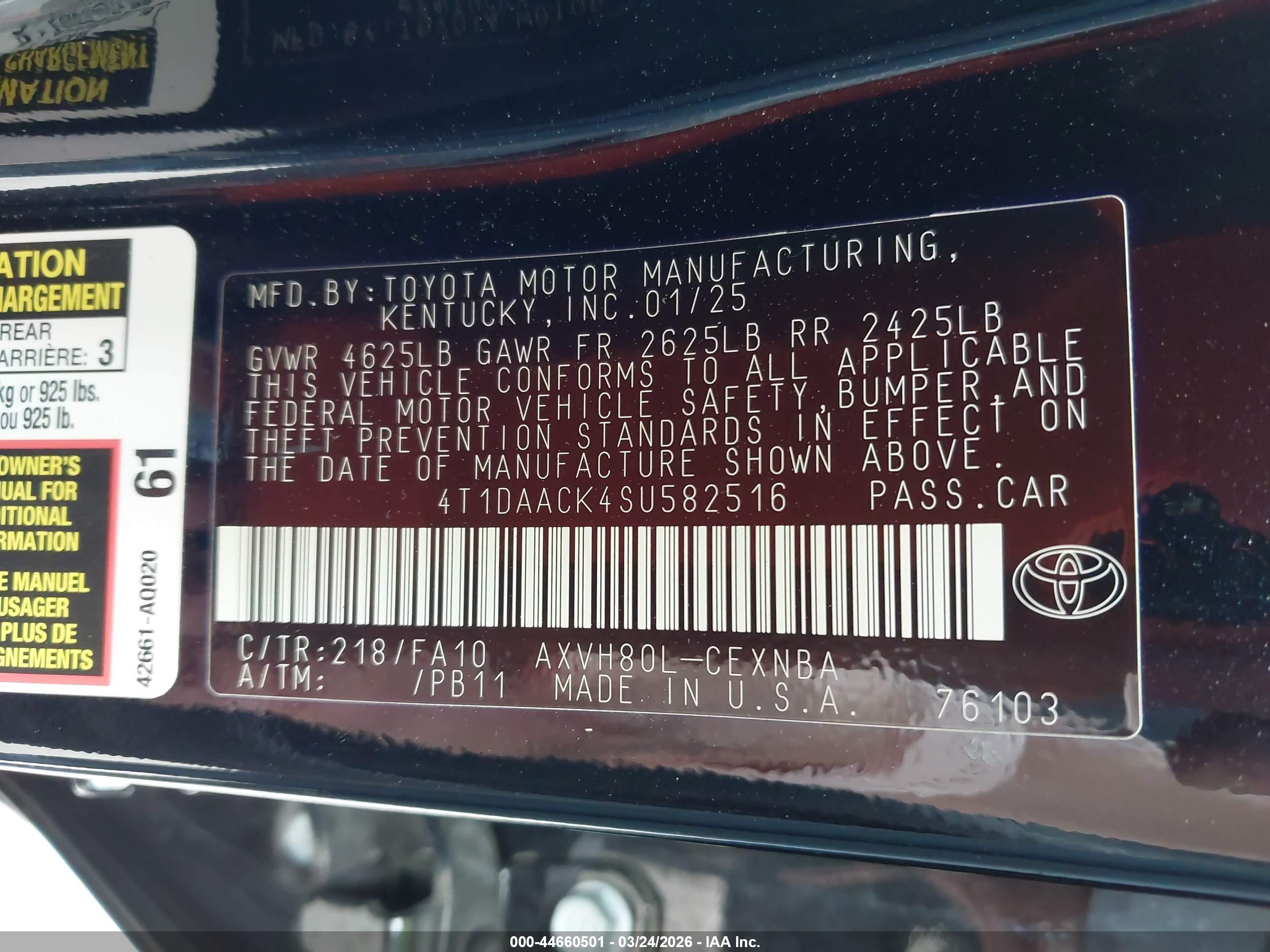 TOYOTA CAMRY image 9