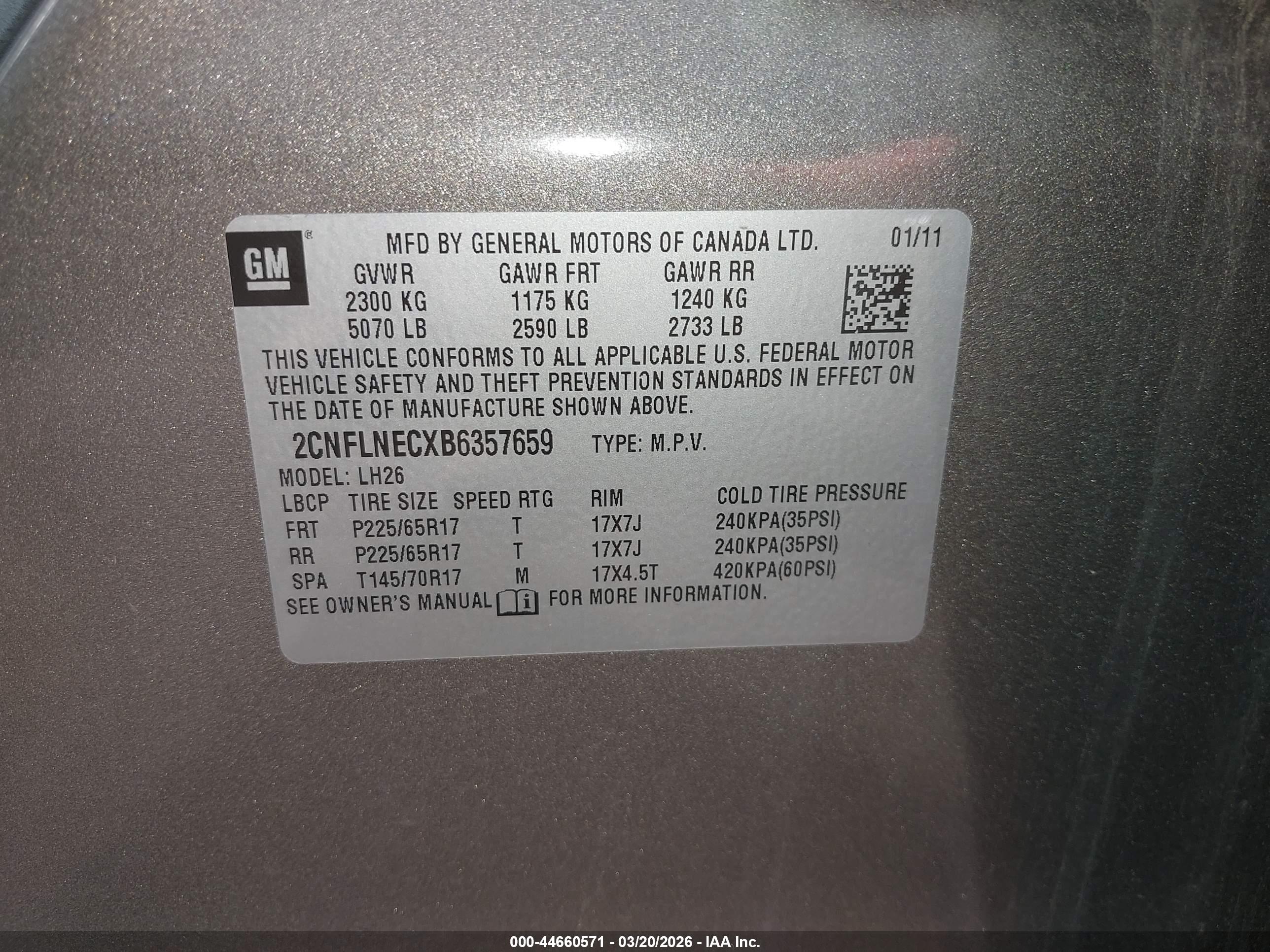 CHEVROLET EQUINOX image 9