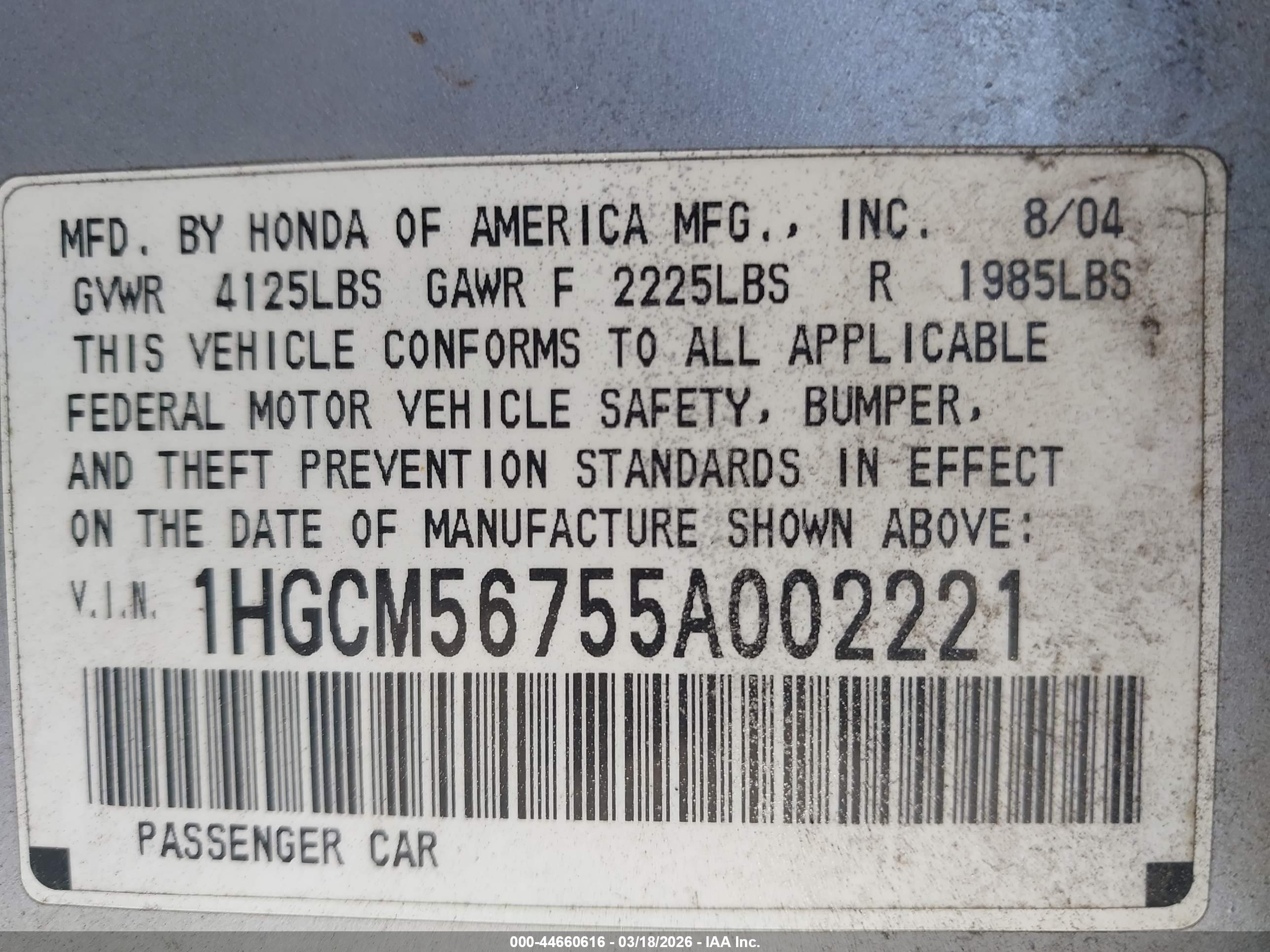 HONDA ACCORD image 9