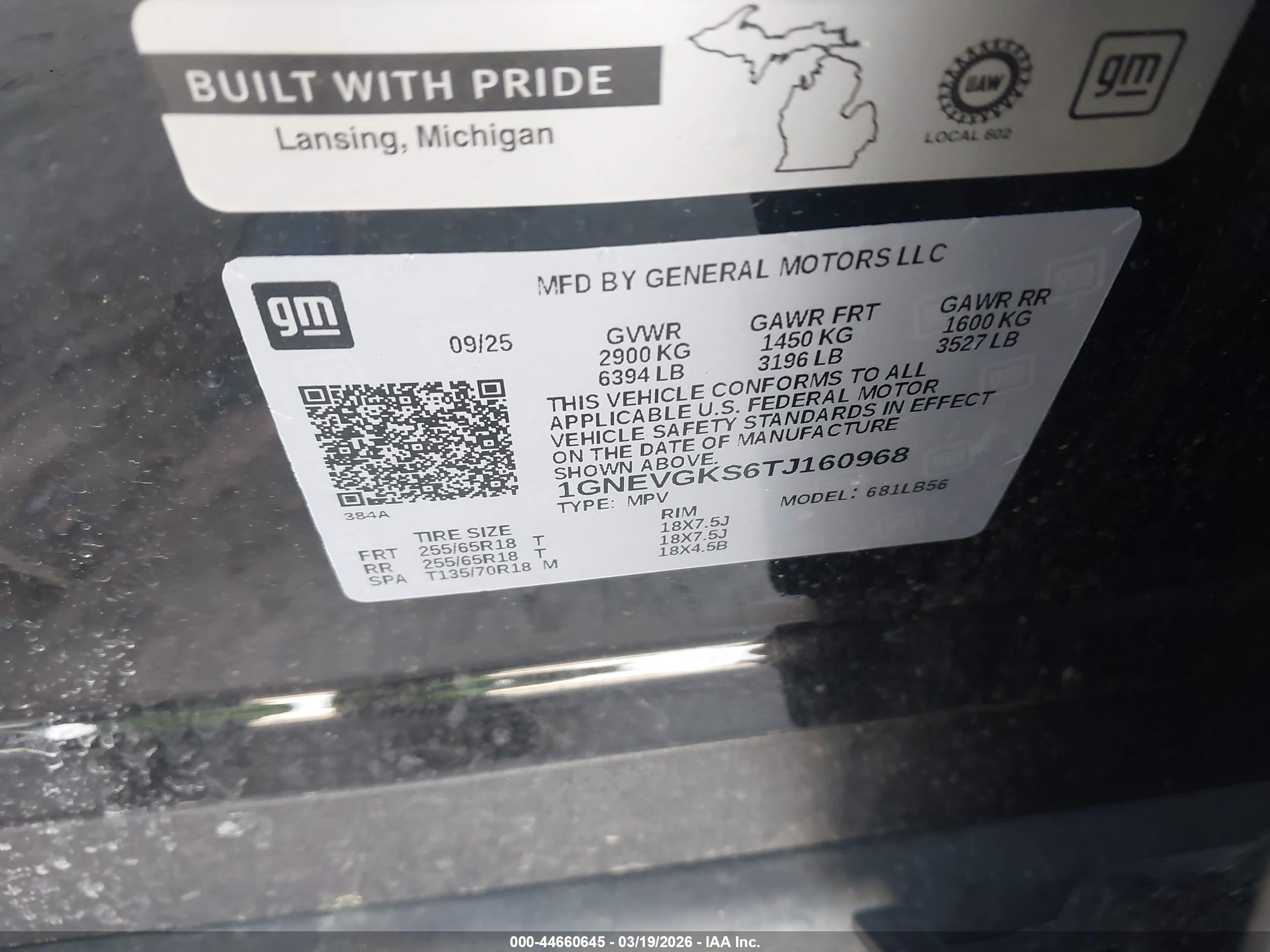 CHEVROLET TRAVERSE image 9