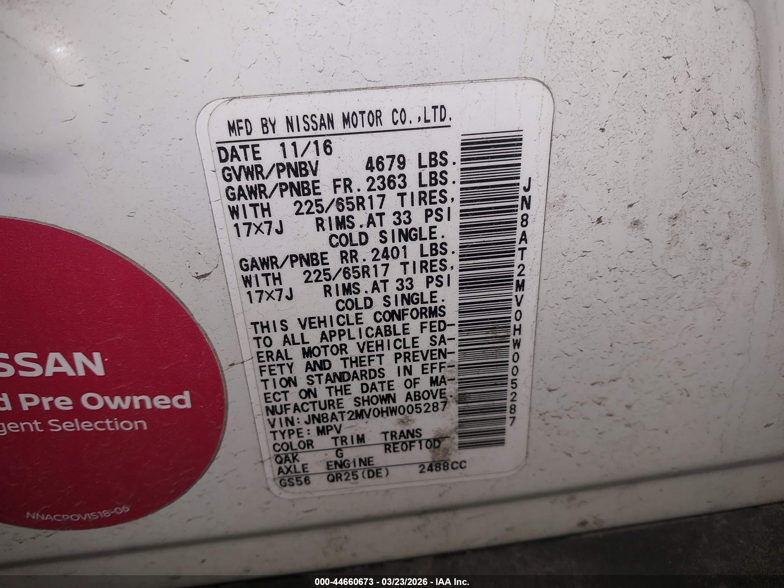 NISSAN ROGUE image 9