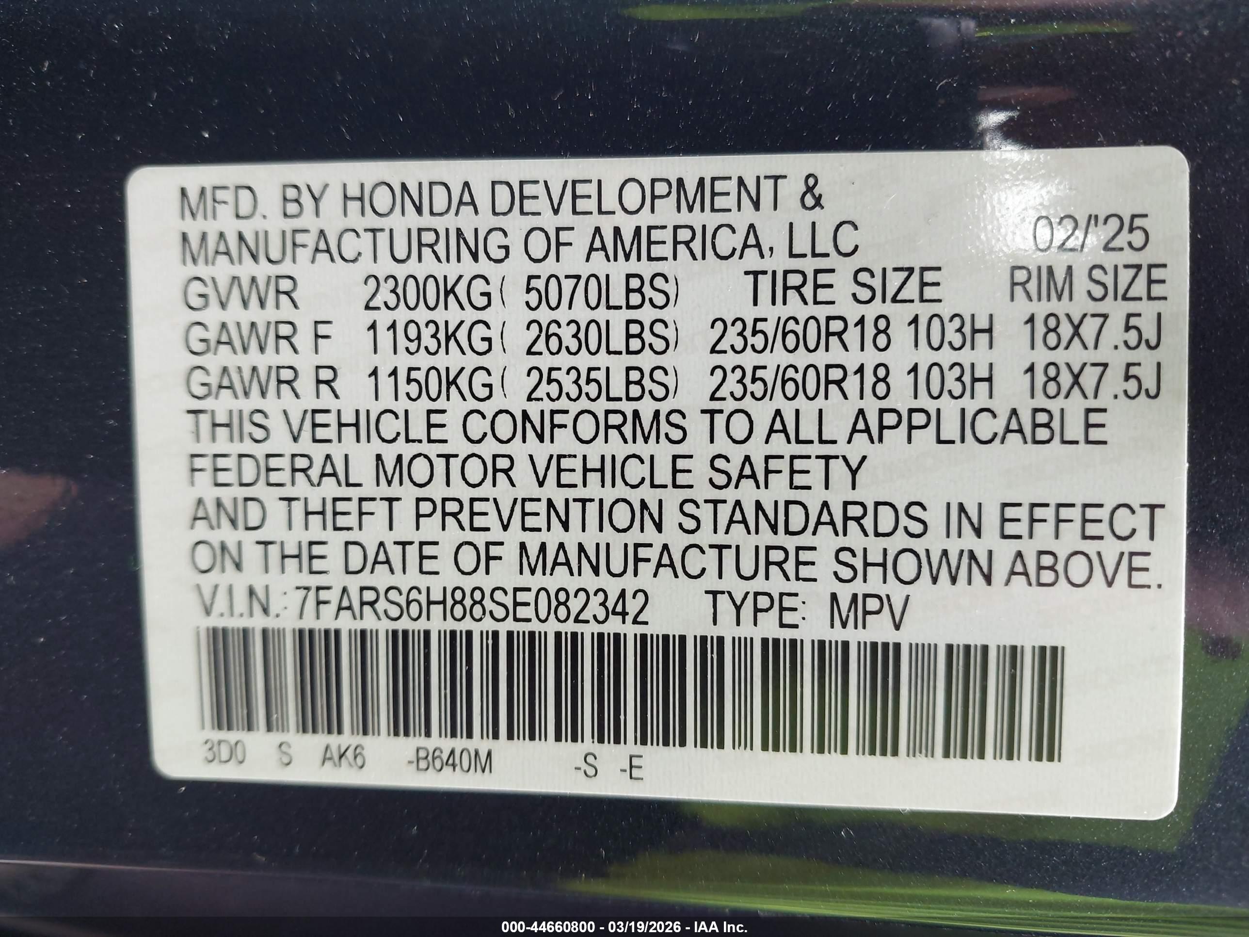 HONDA CR-V image 9