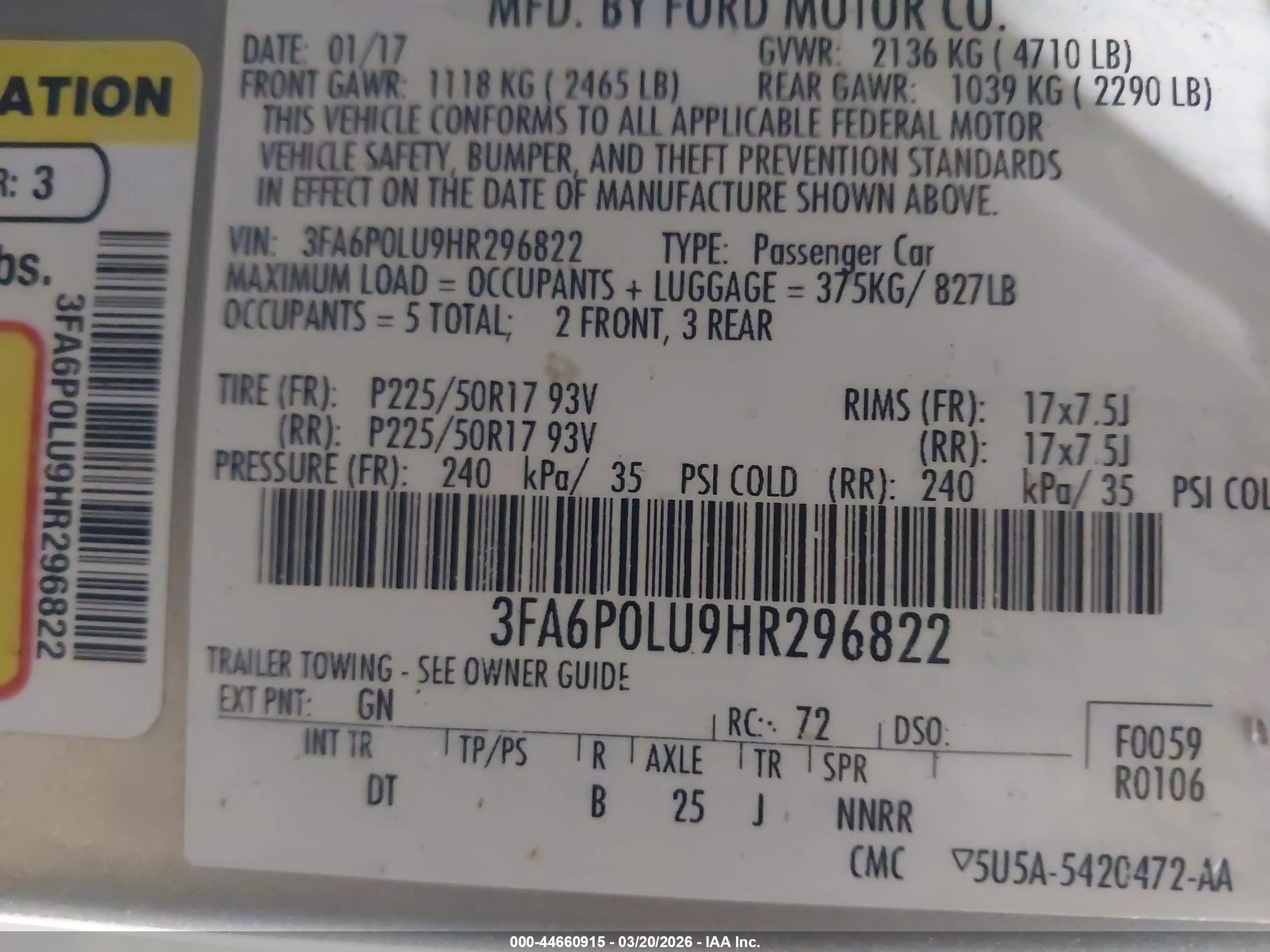 FORD FUSION image 9