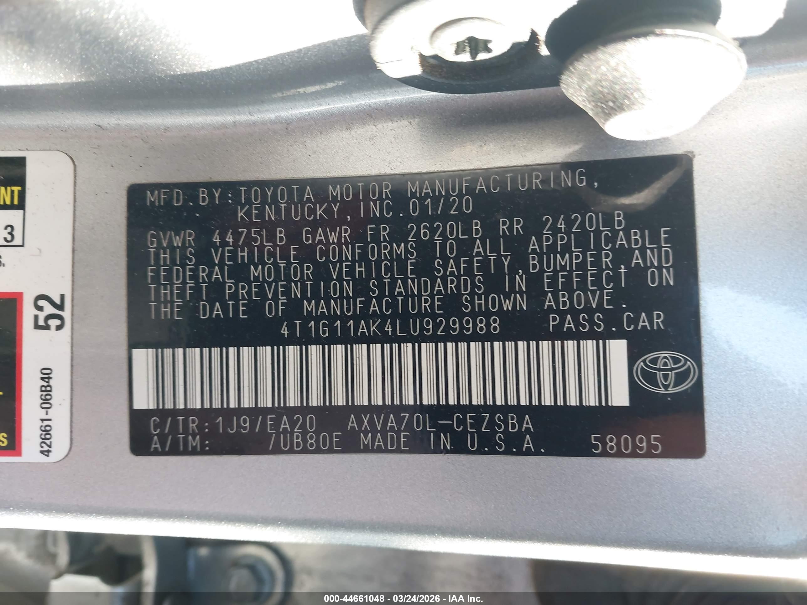 TOYOTA CAMRY image 9