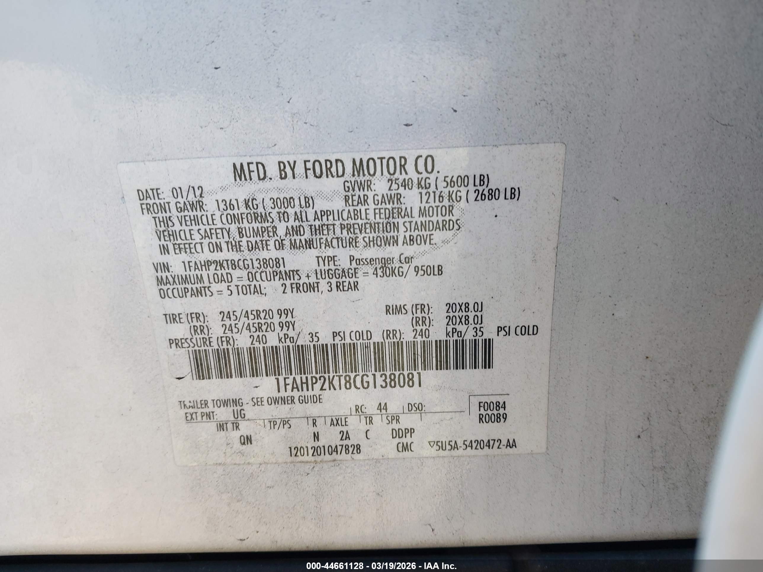 FORD TAURUS image 9