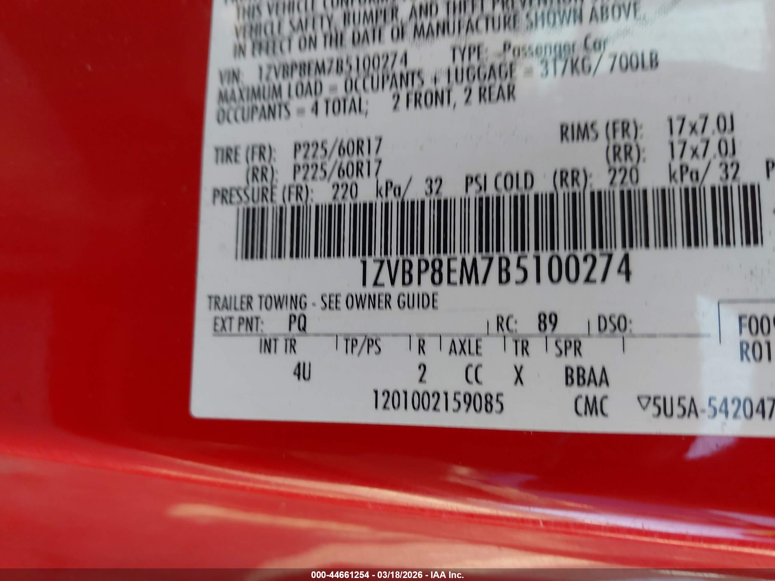 FORD MUSTANG image 9