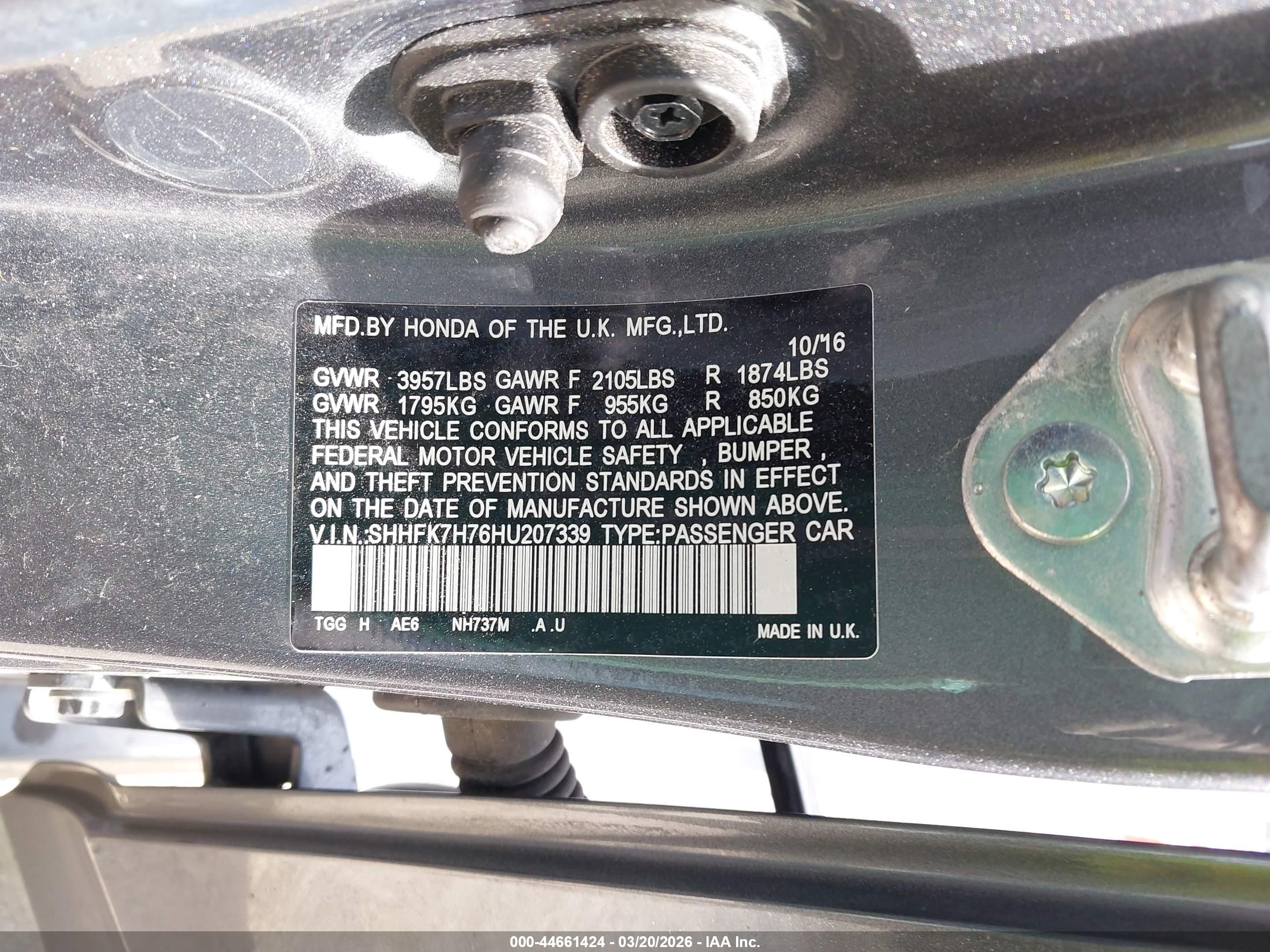 HONDA CIVIC image 9