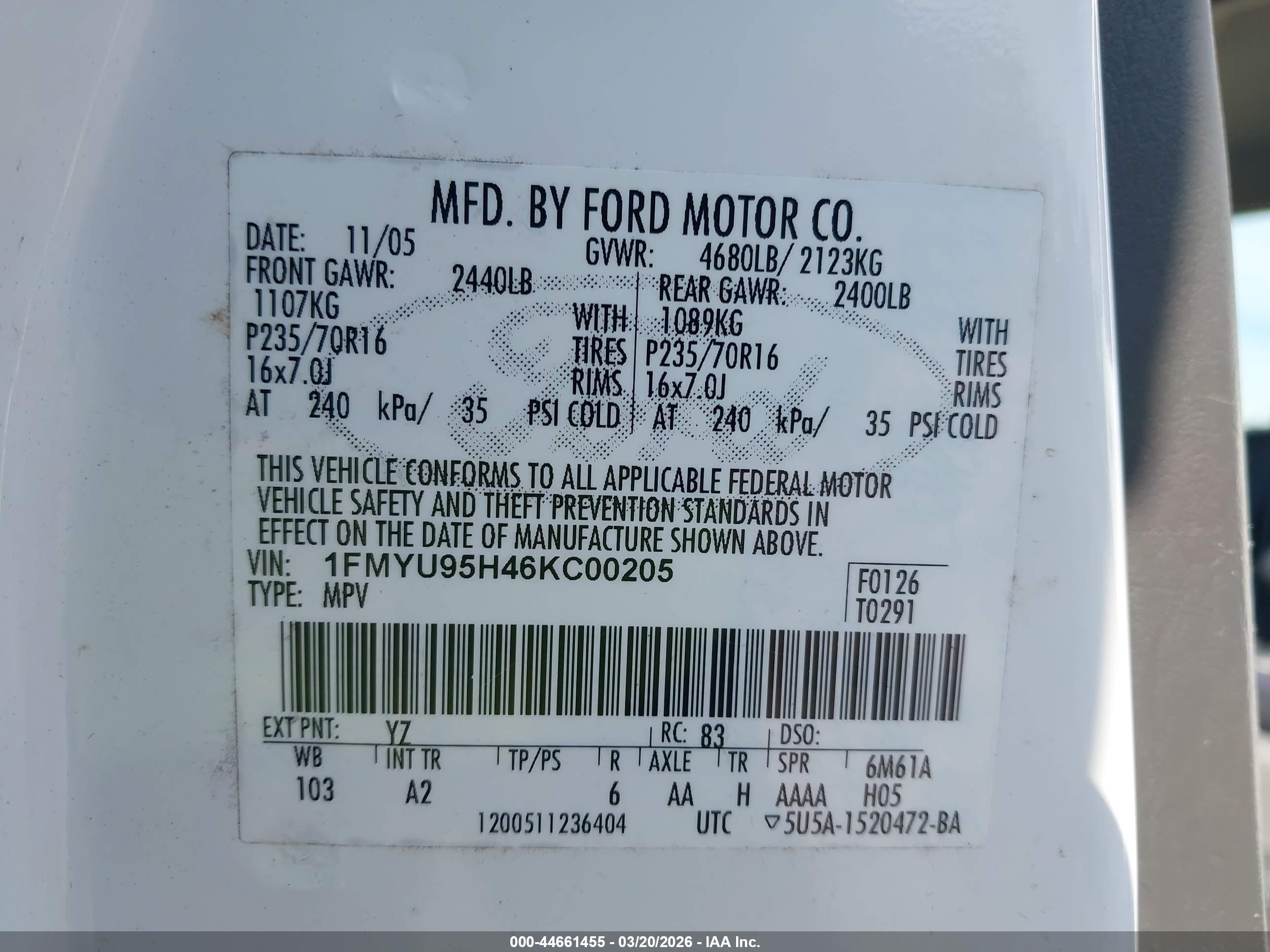 FORD ESCAPE image 9