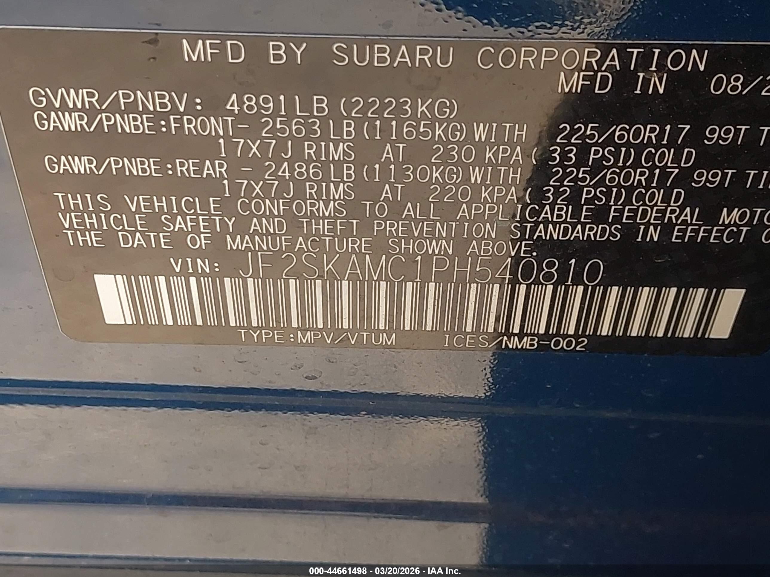 SUBARU FORESTER image 9
