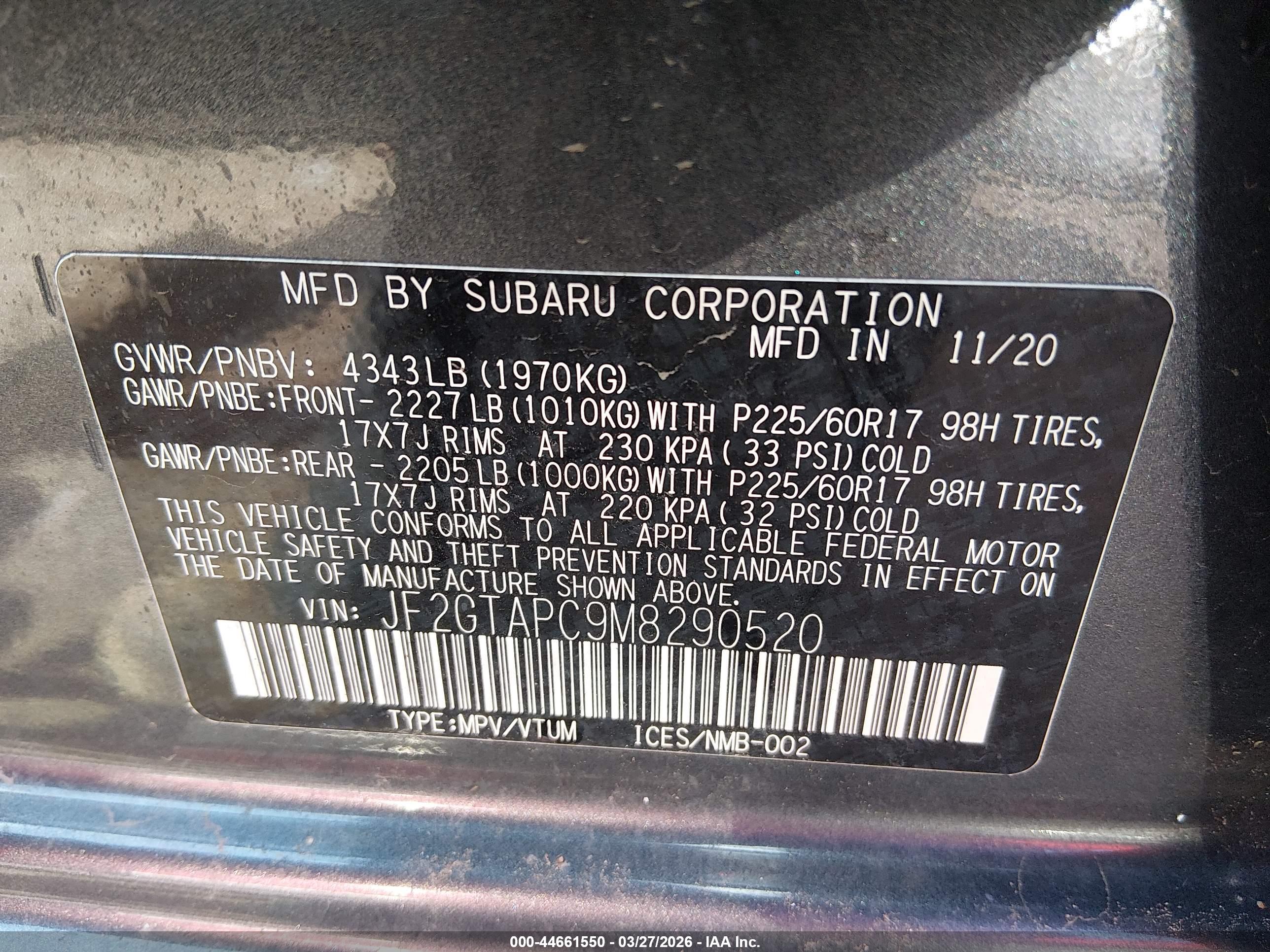 SUBARU CROSSTREK image 9