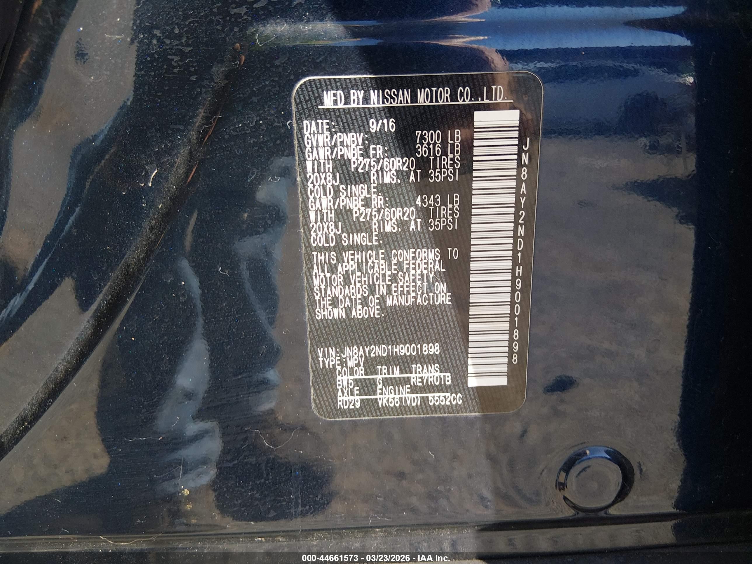 NISSAN ARMADA image 9