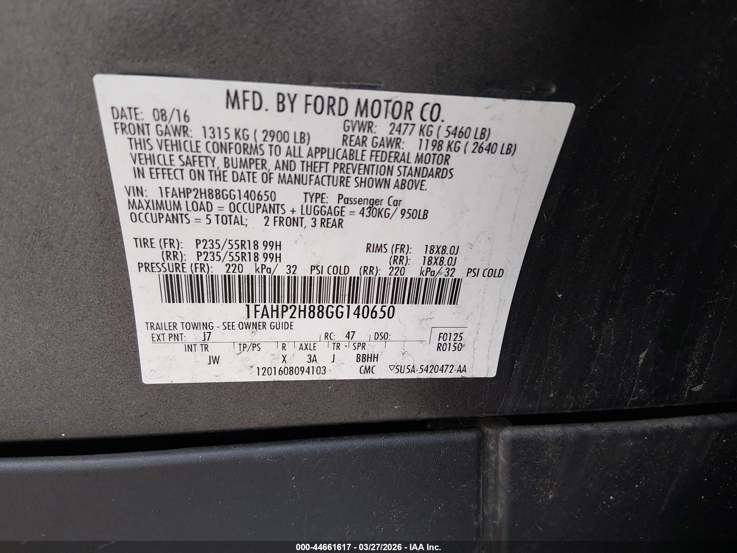 FORD TAURUS image 9