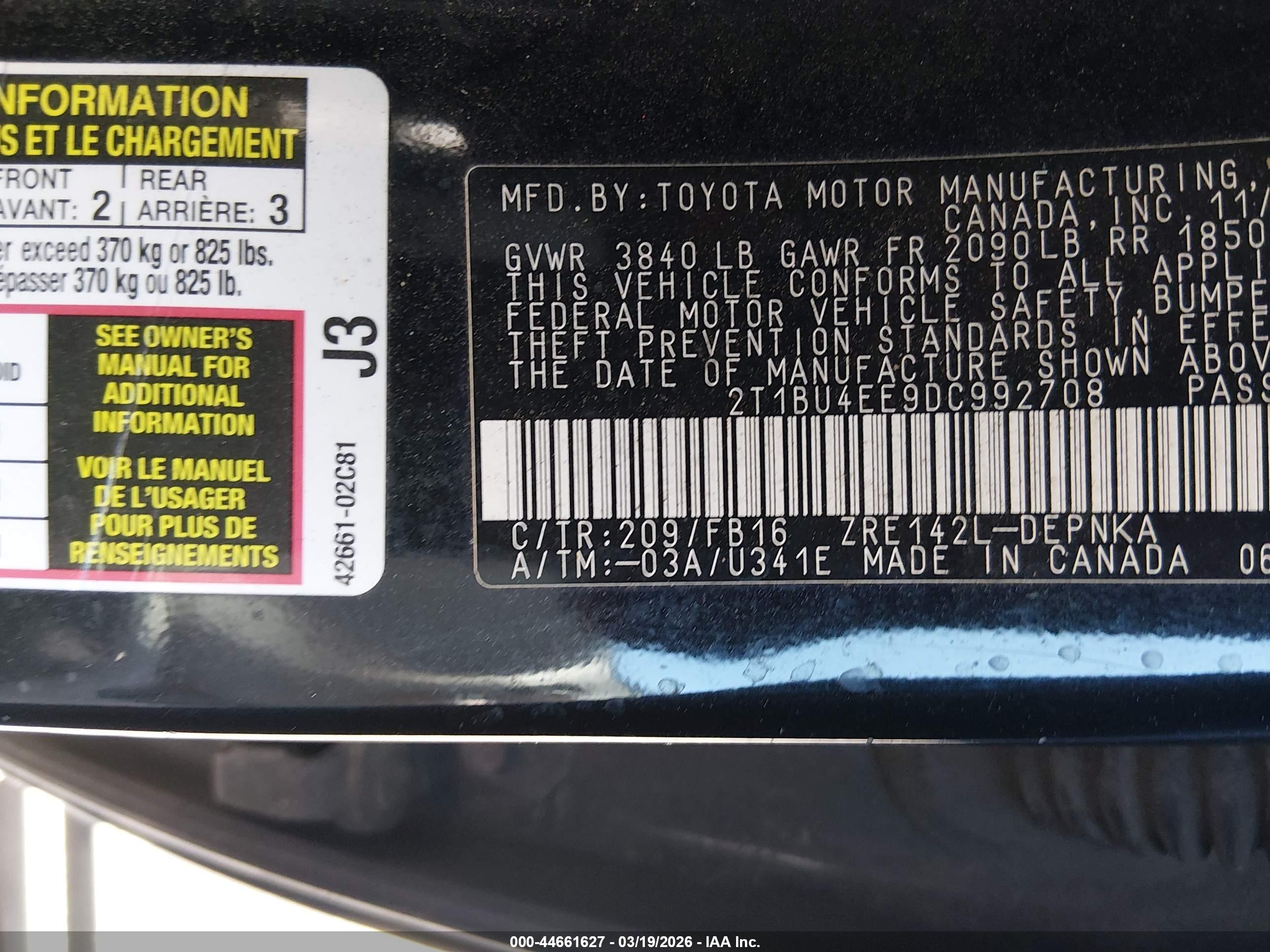 TOYOTA COROLLA image 9