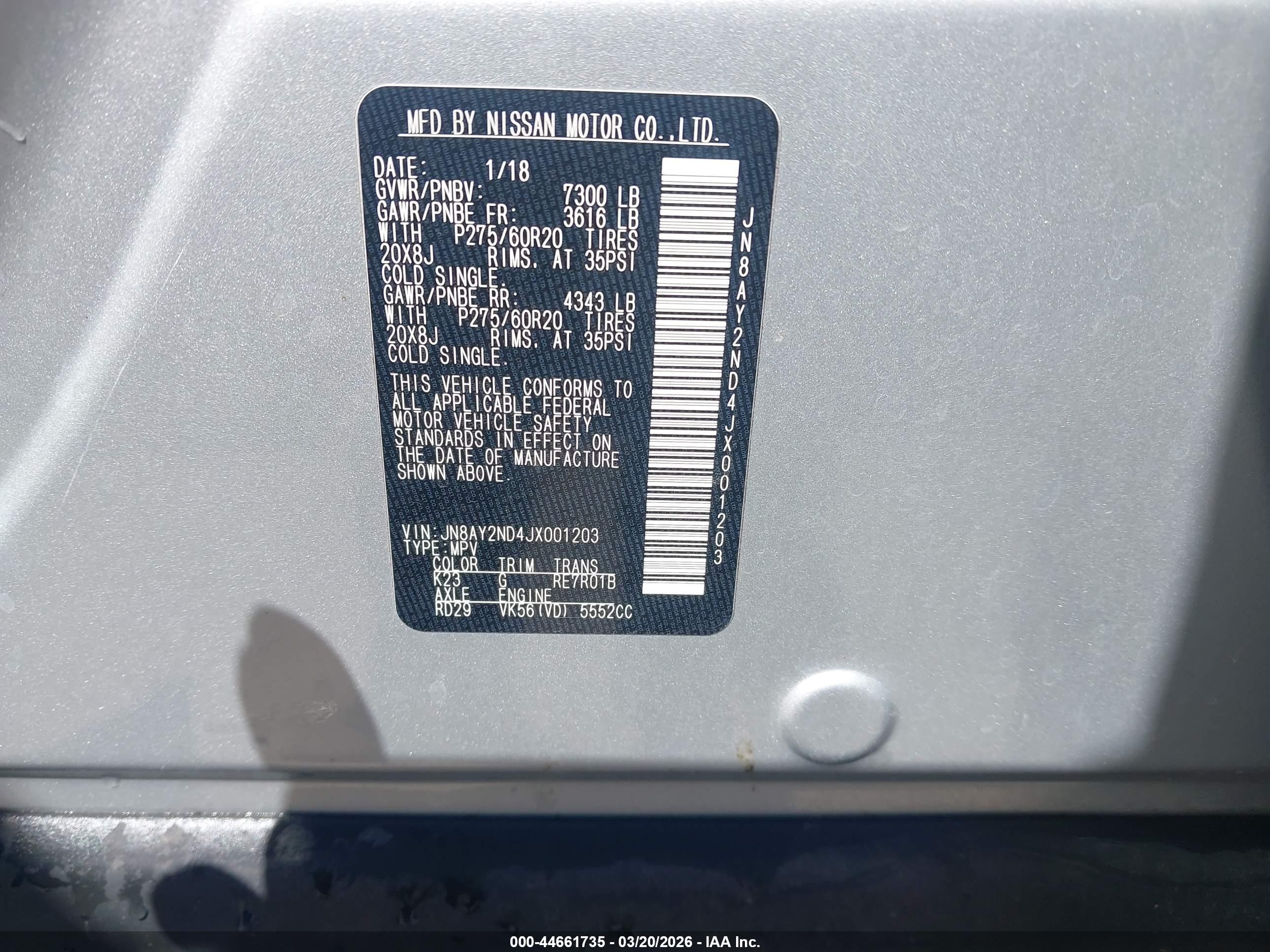 NISSAN ARMADA image 9