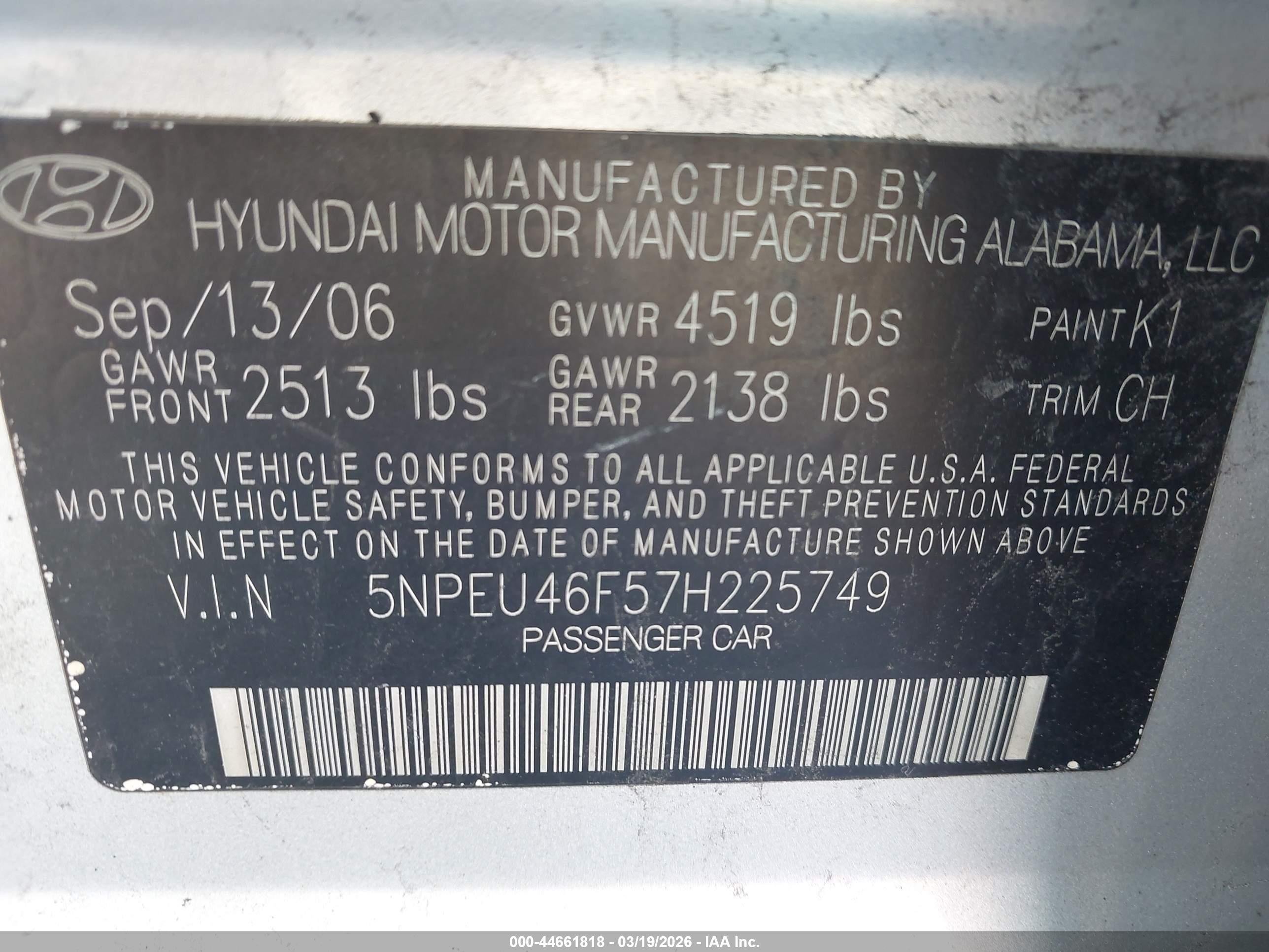 HYUNDAI SONATA image 9