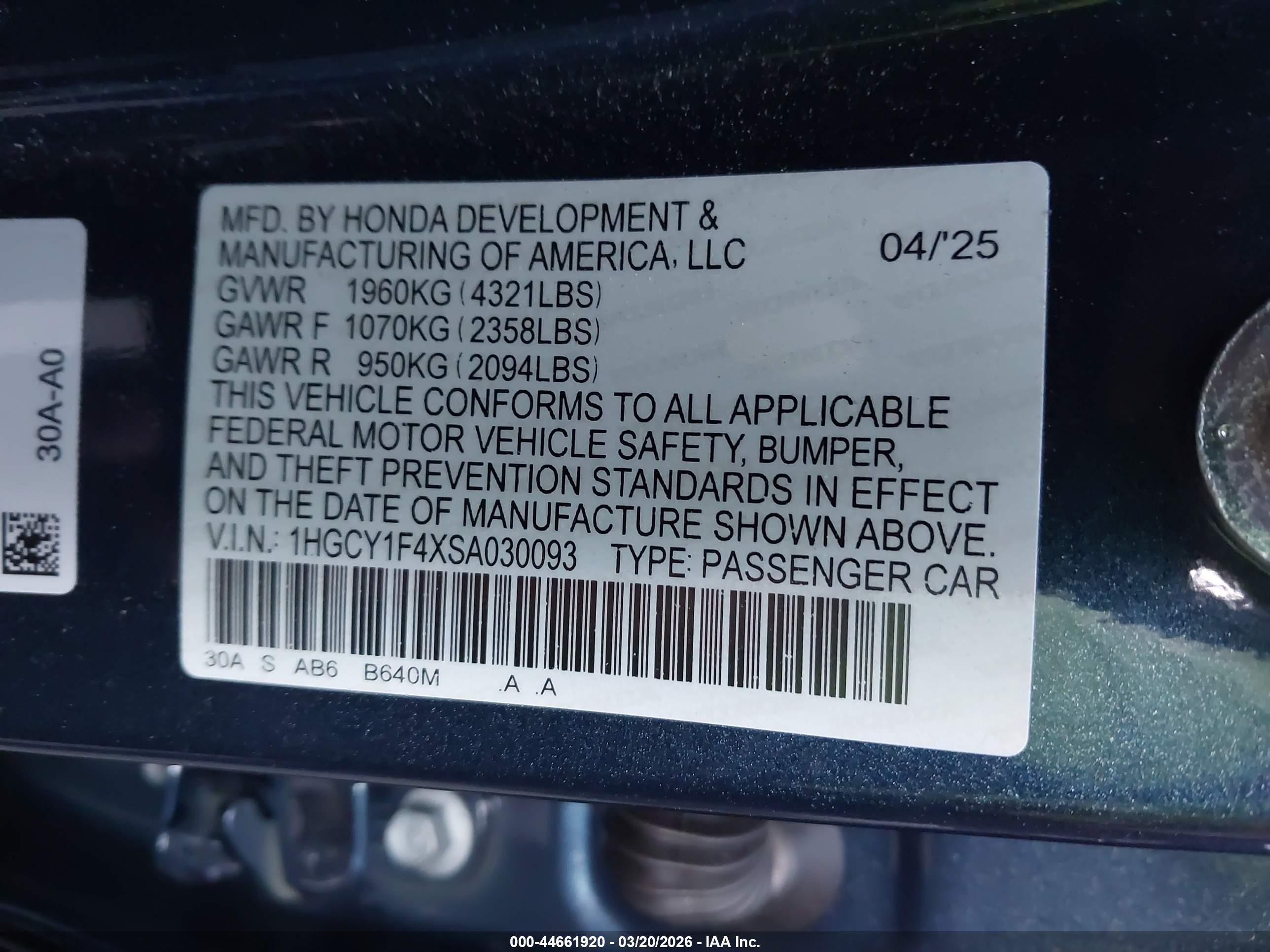 HONDA ACCORD image 9