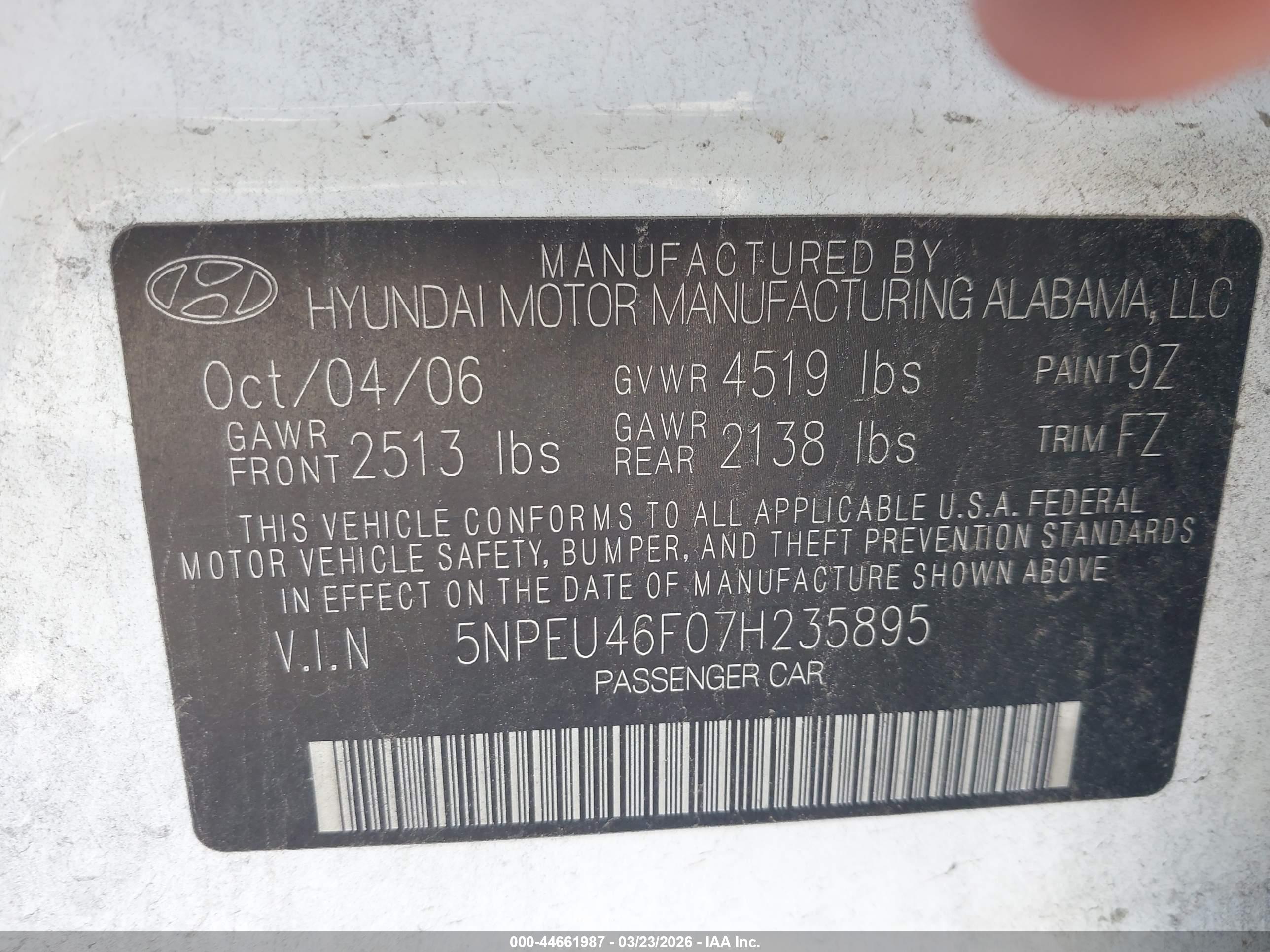HYUNDAI SONATA image 9
