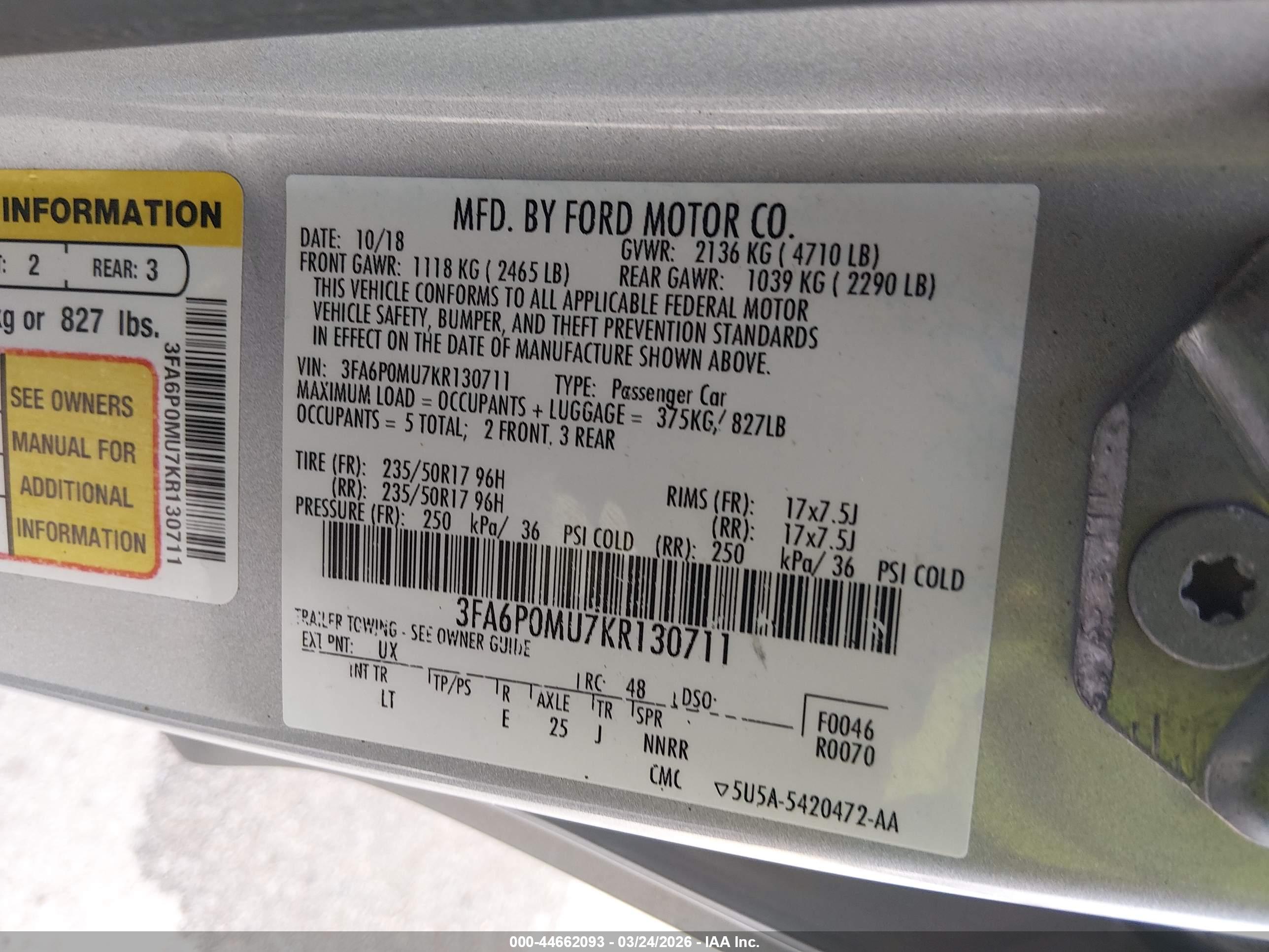 FORD FUSION image 9