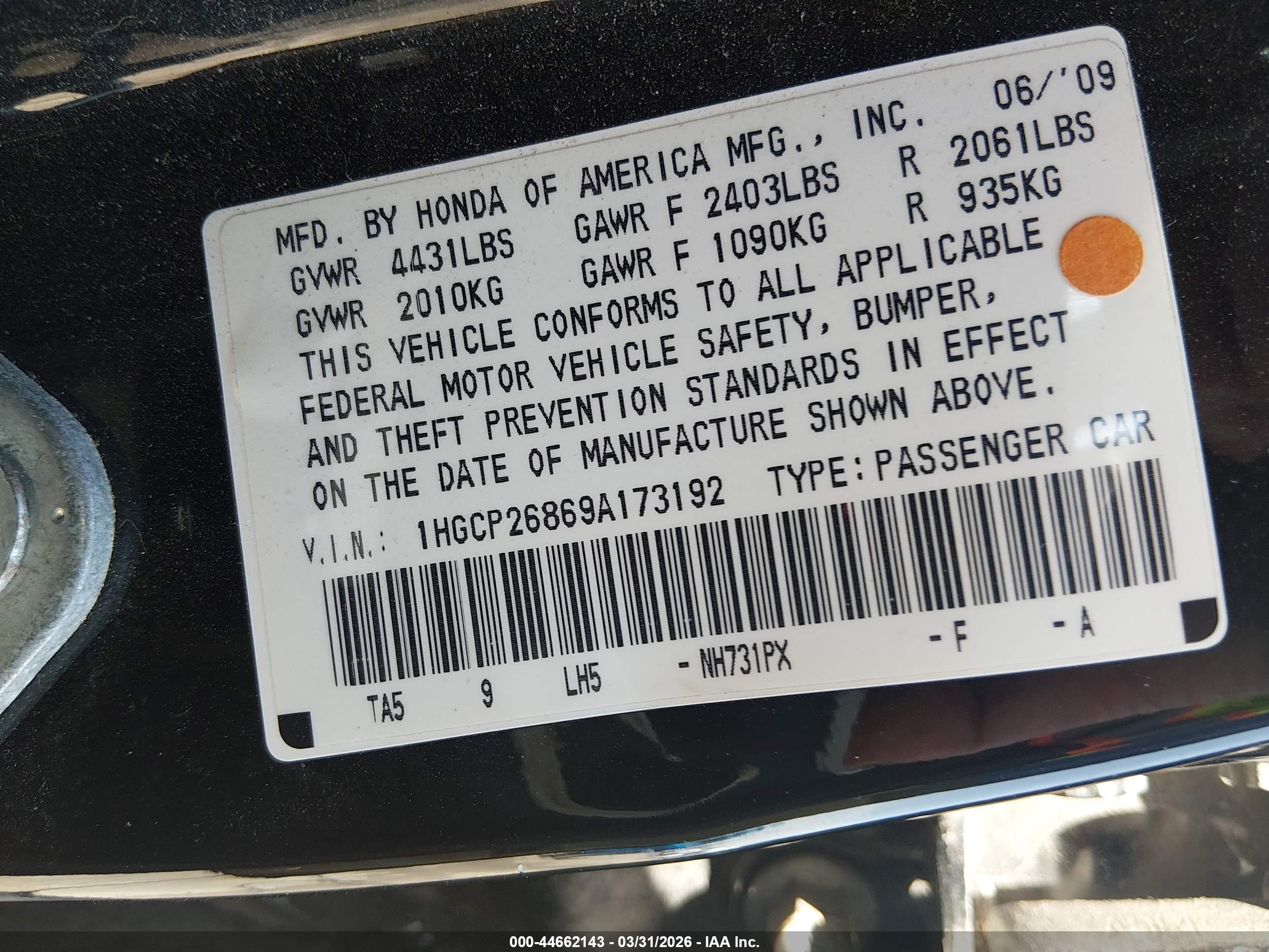 HONDA ACCORD image 9