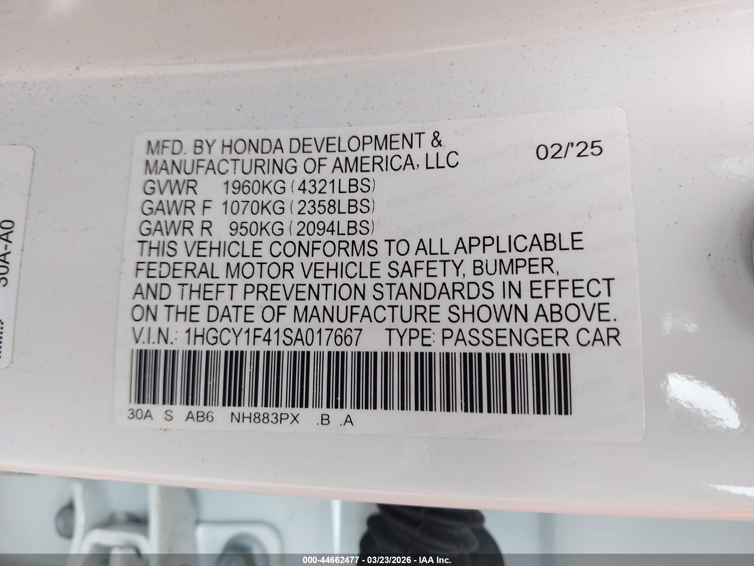 HONDA ACCORD image 9