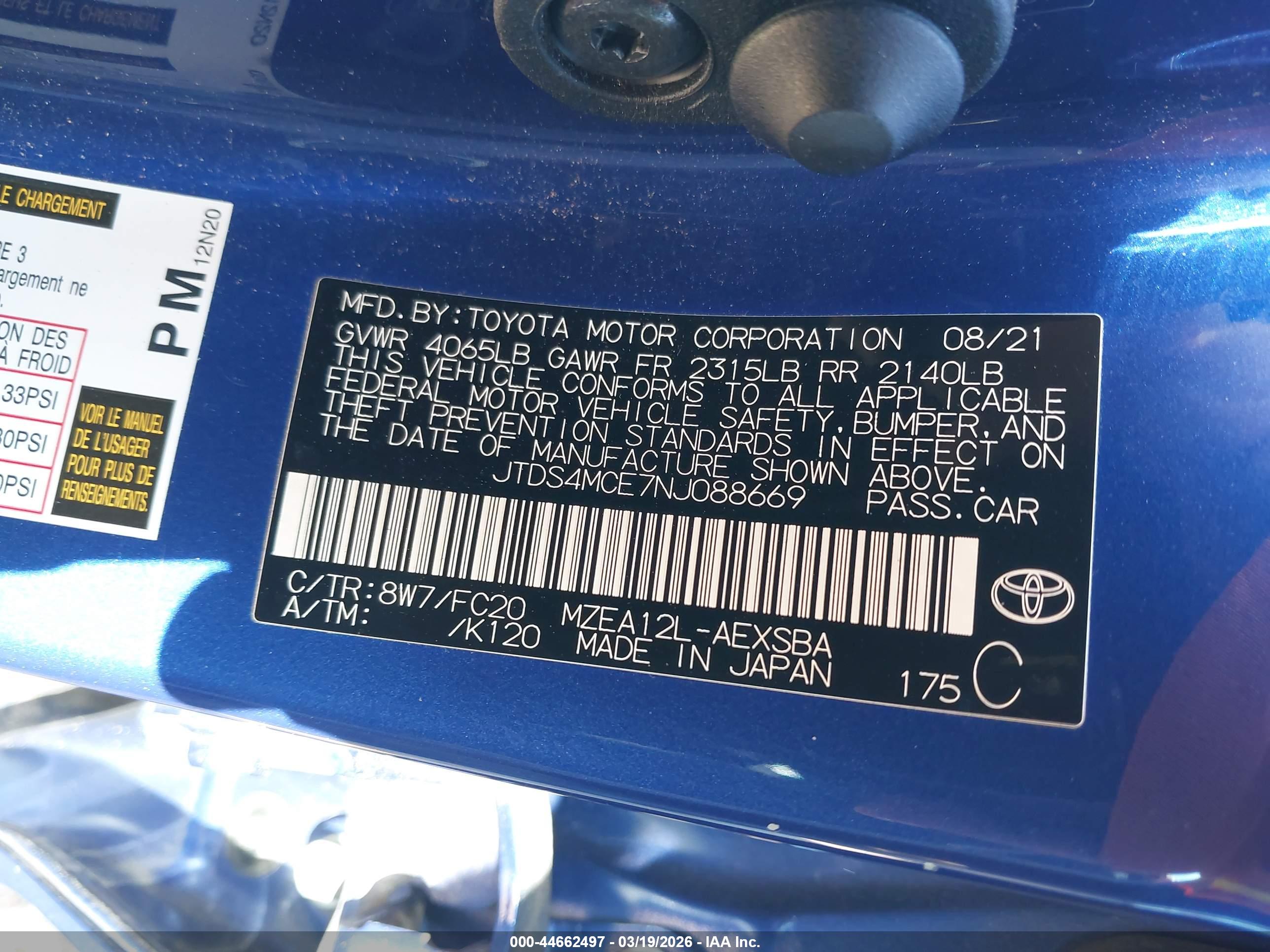 TOYOTA COROLLA image 9