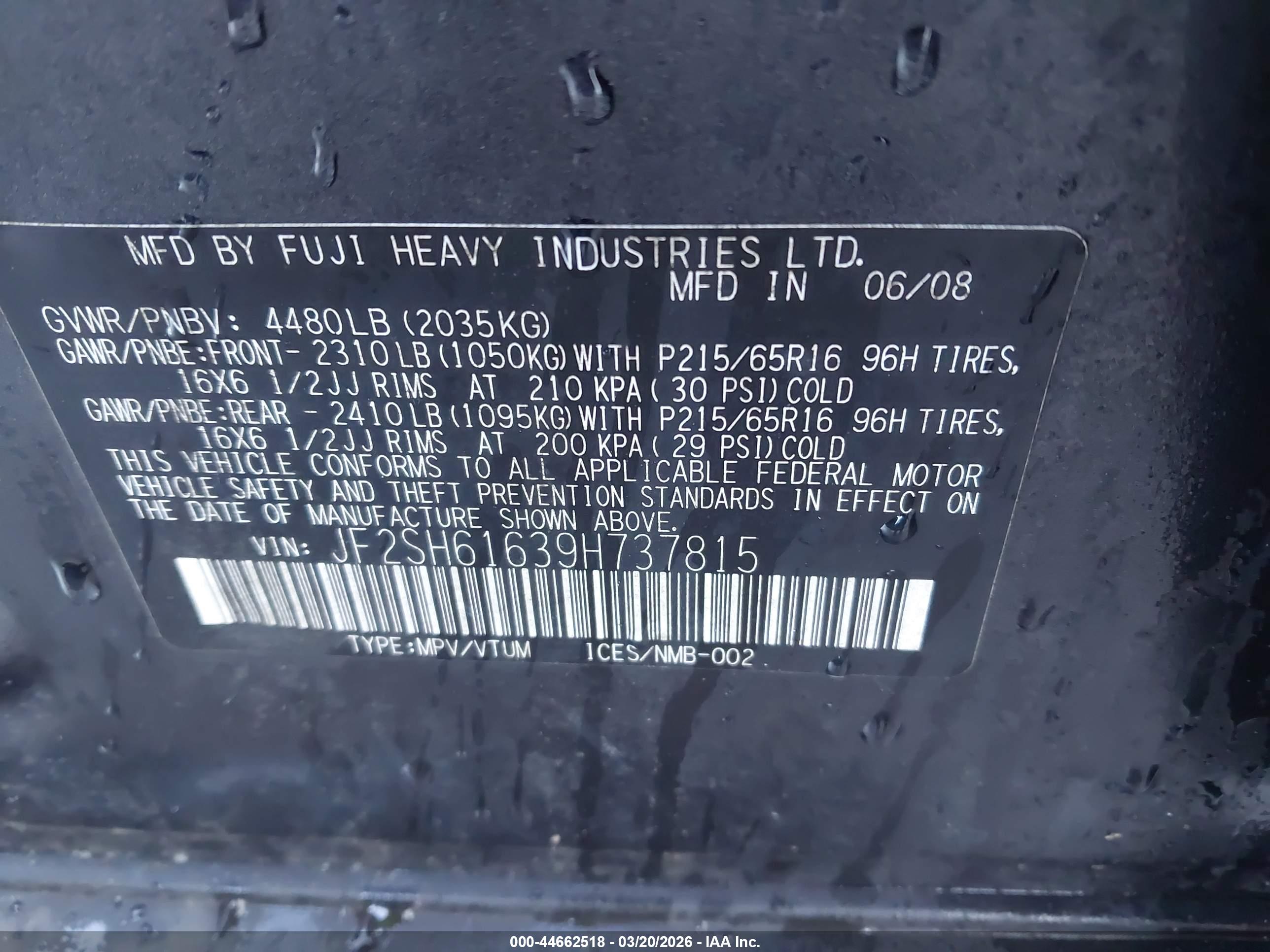 SUBARU FORESTER image 9