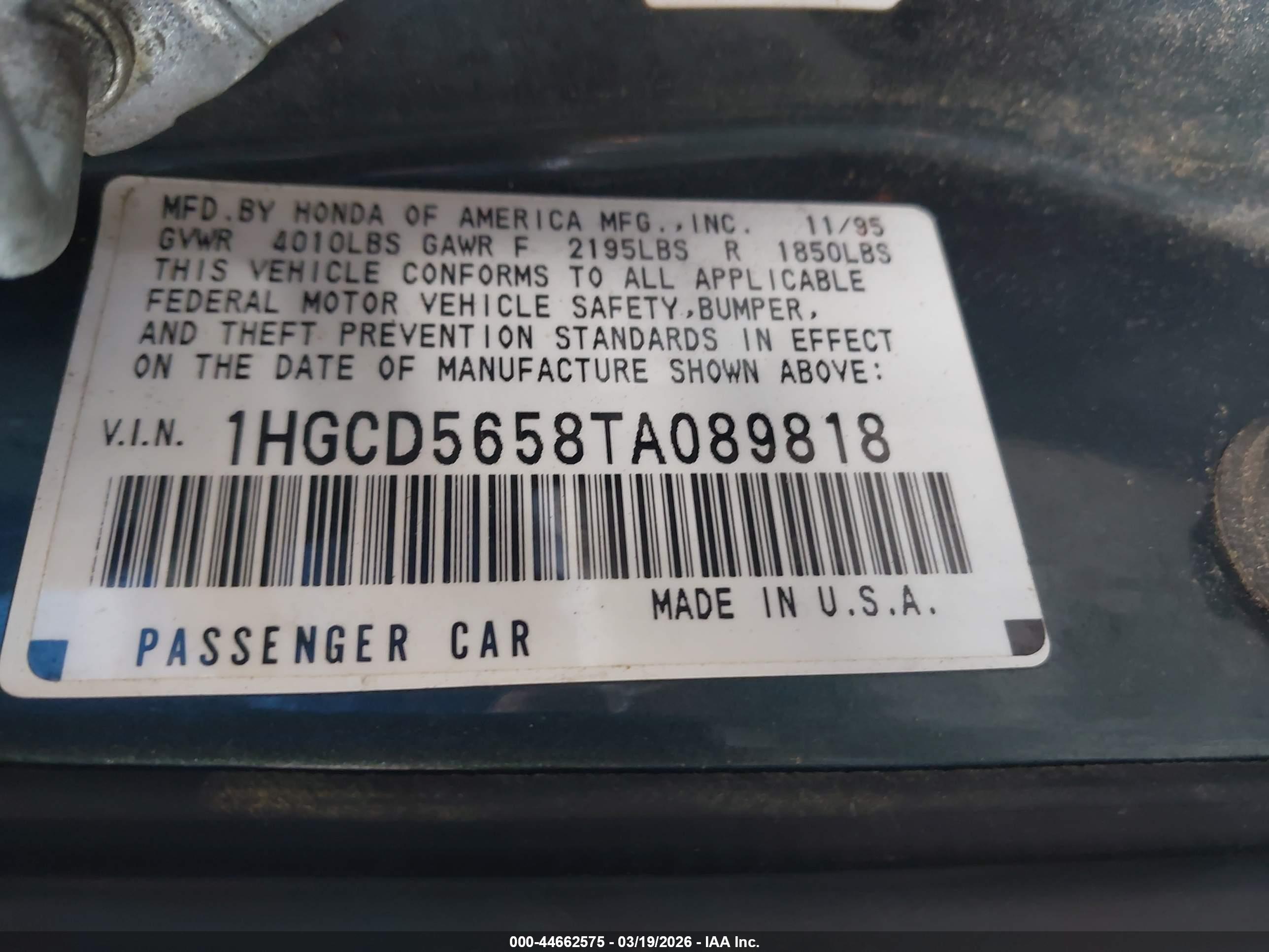 HONDA ACCORD image 9