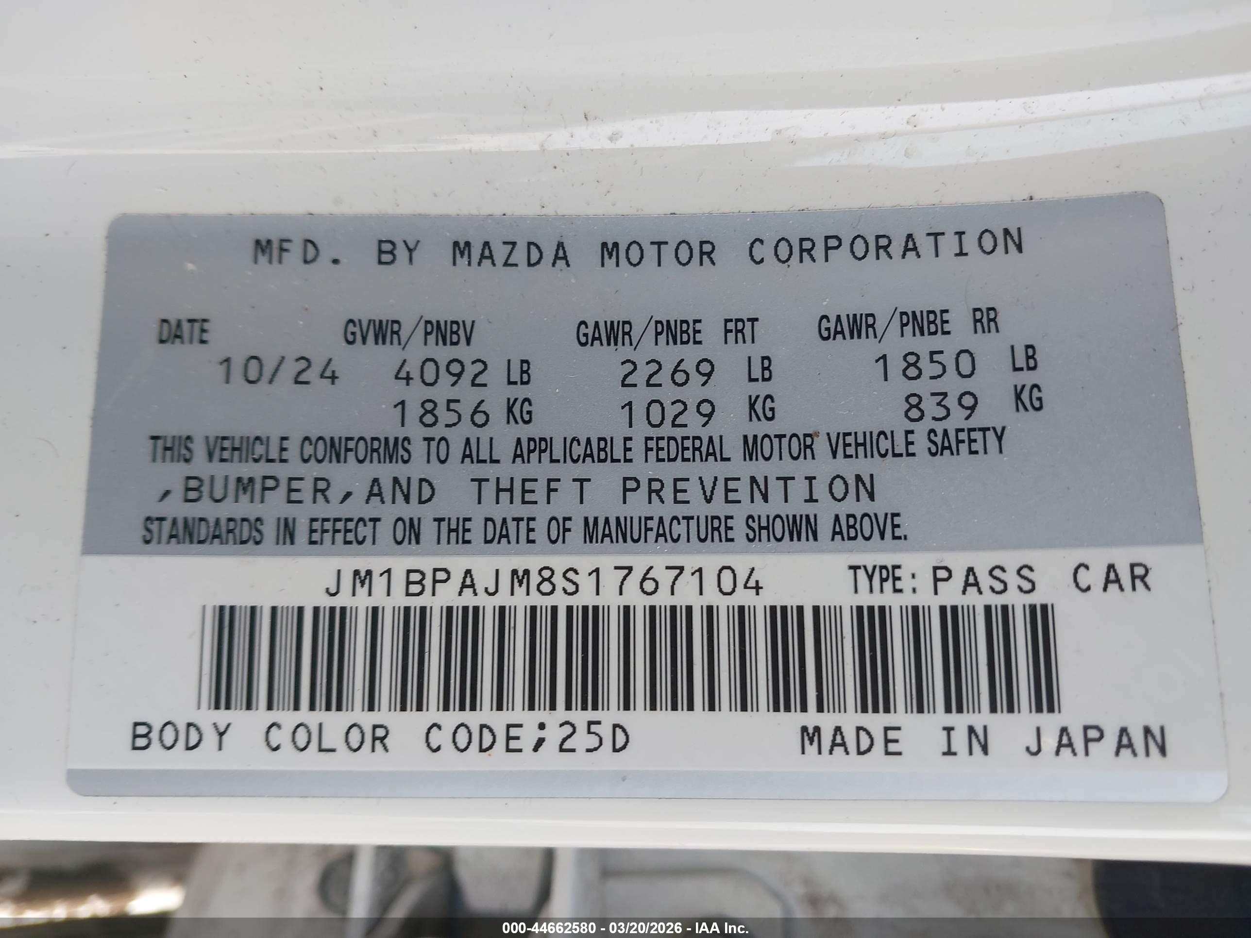 MAZDA MAZDA3 image 9