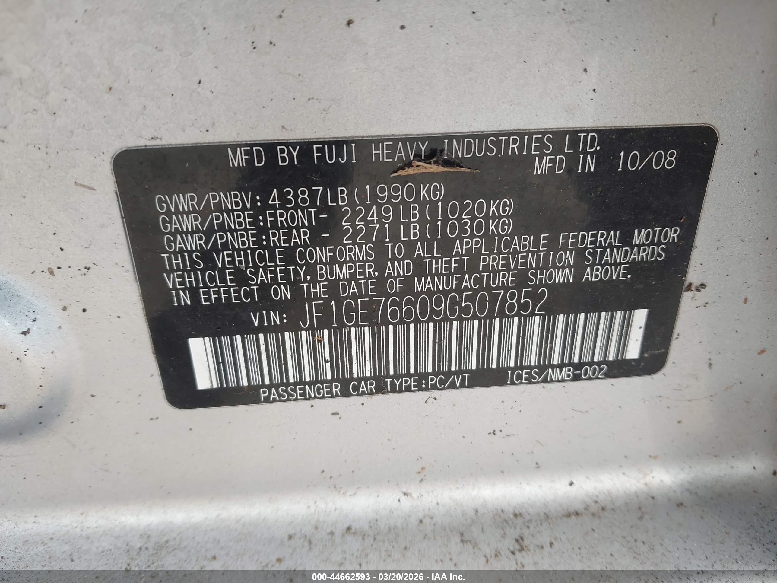 SUBARU IMPREZA image 9