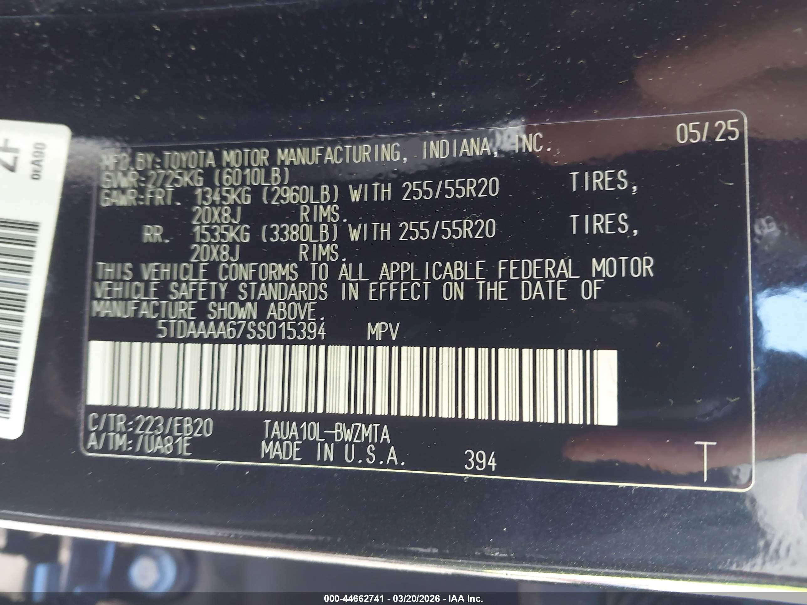 LEXUS TX image 9