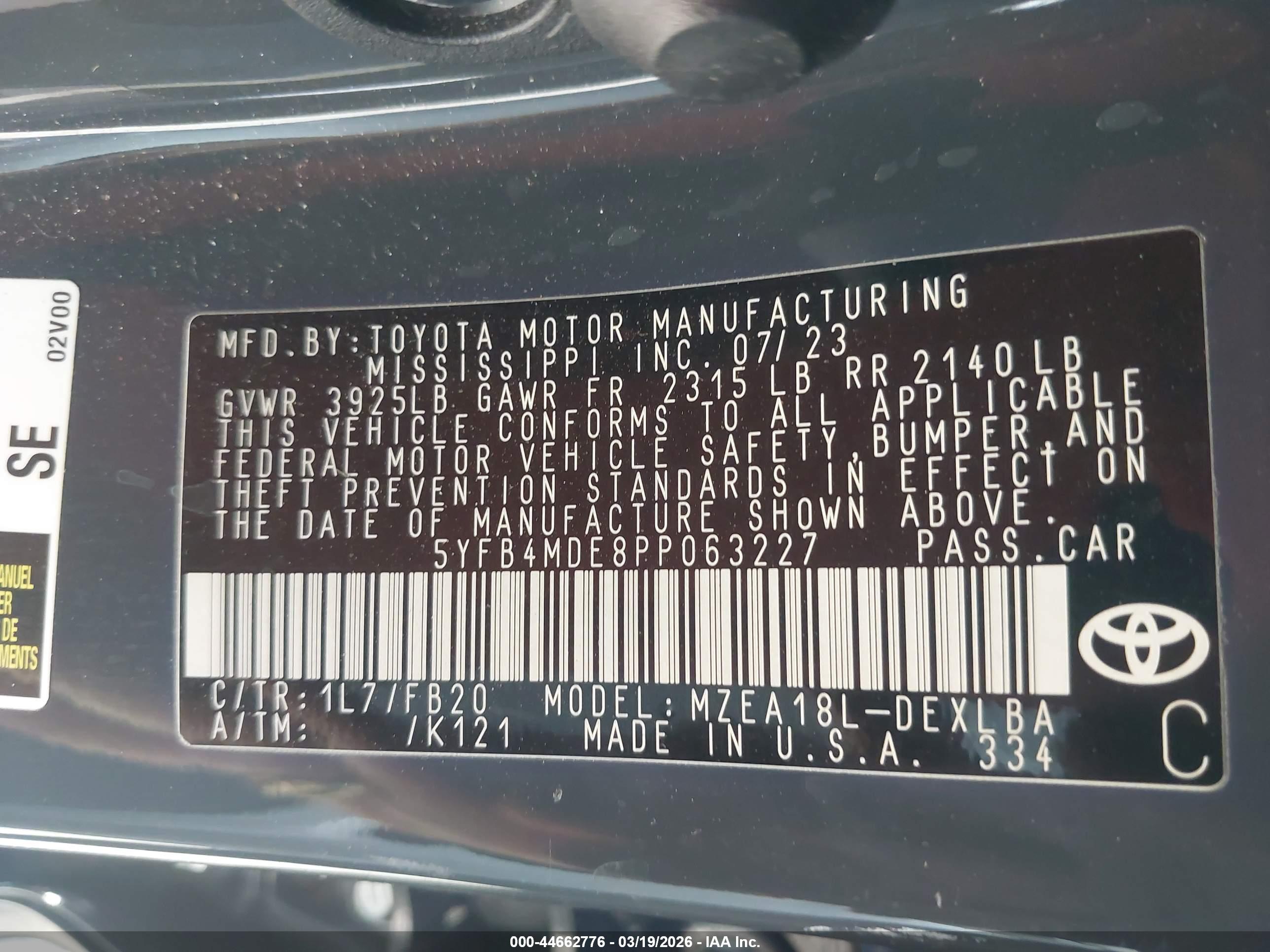 TOYOTA COROLLA image 9