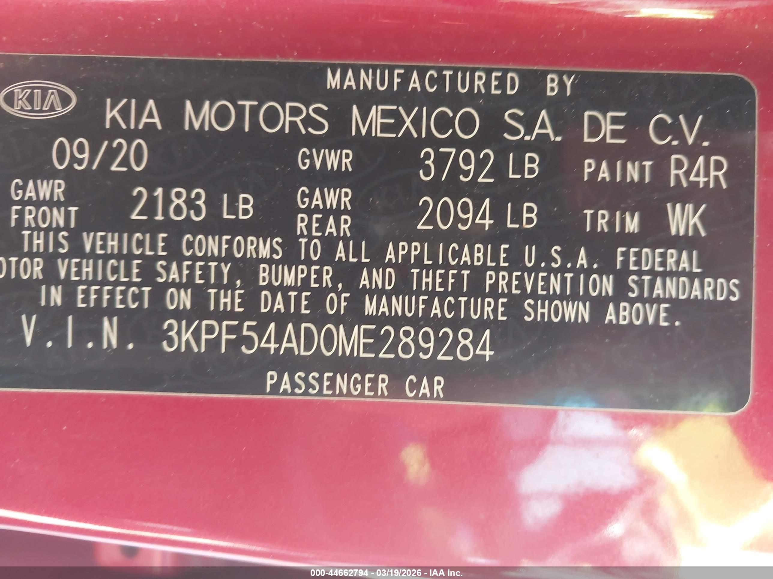KIA FORTE image 9