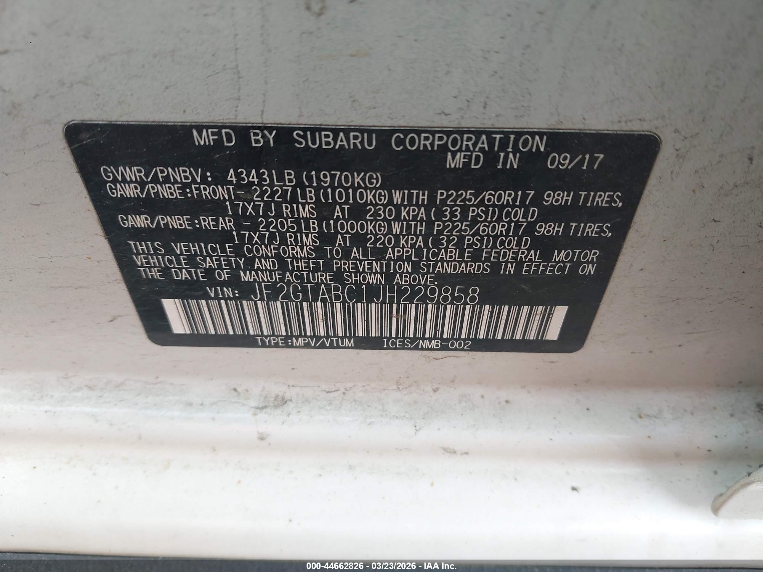 SUBARU CROSSTREK image 9