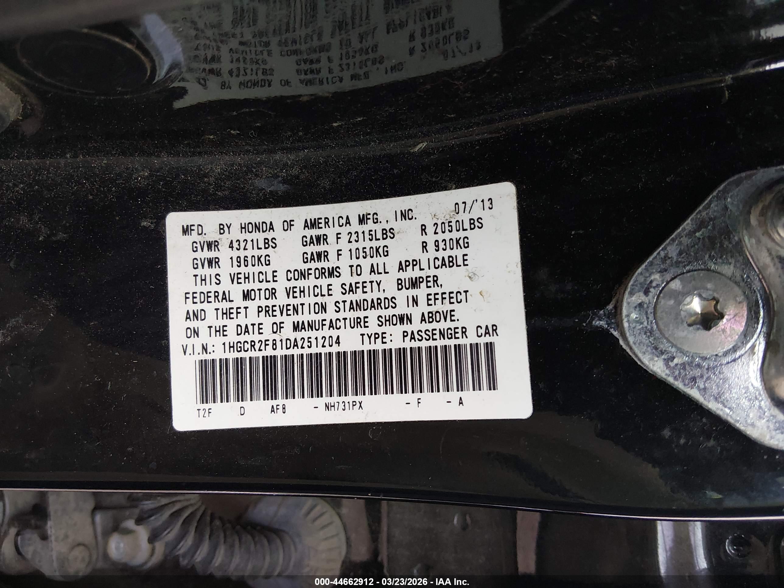 HONDA ACCORD image 9