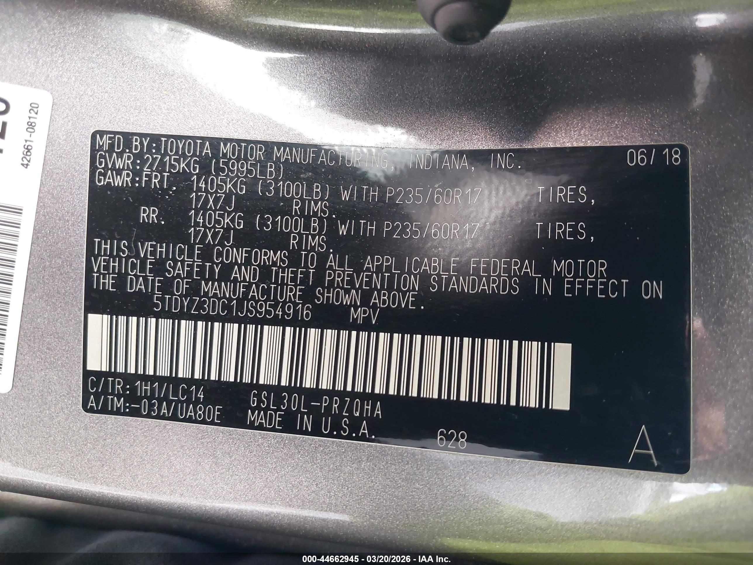 TOYOTA SIENNA image 9
